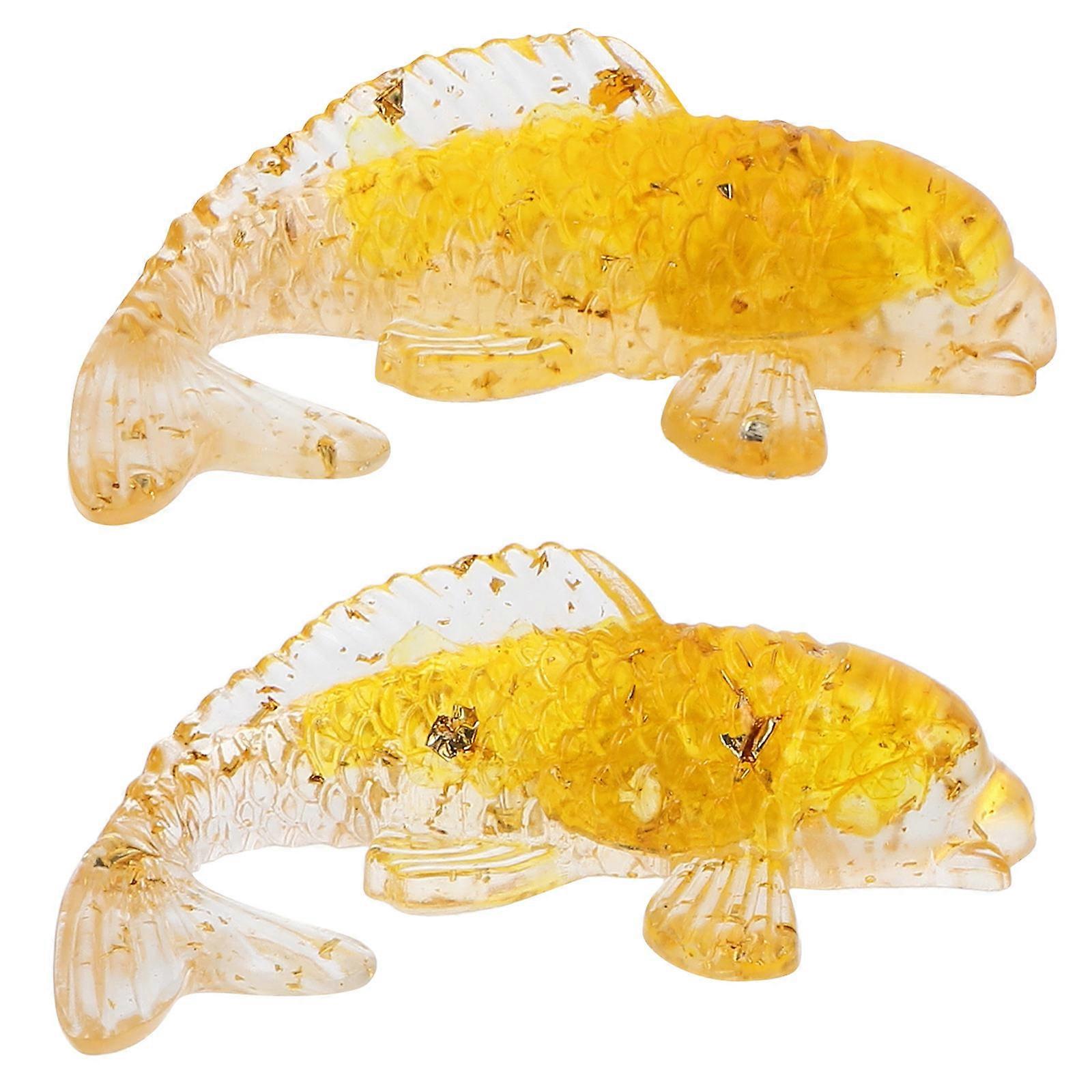 Handmade Fish Shape Ornament Decorative Accent For Office Decor Elegant Design 8Pcs