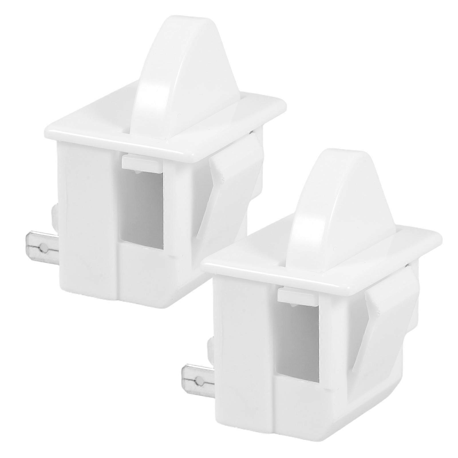 Universal Door Light Switch for Refrigerator 8Pcs Momentary Push Button Replacement