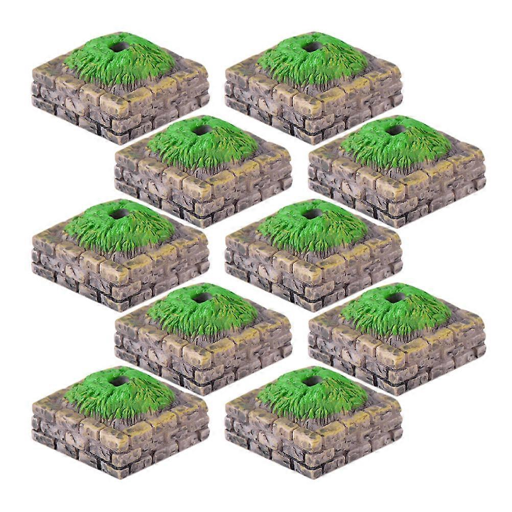 Miniature Architecture Tree Base for Model Sand Table 40Pcs Decoration