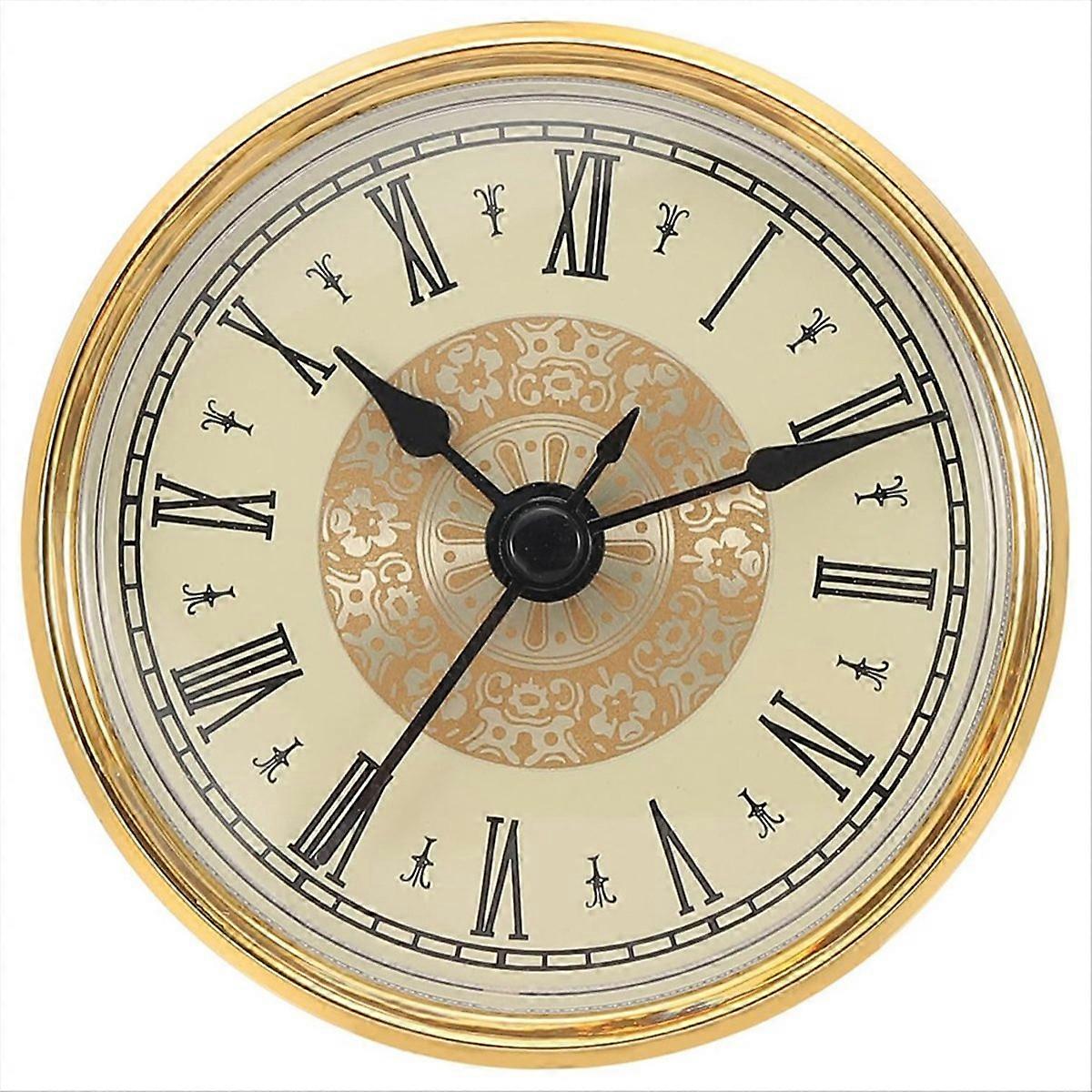 70mm Quartz Clock Insert,Round Quartz Movement Miniature Clock B