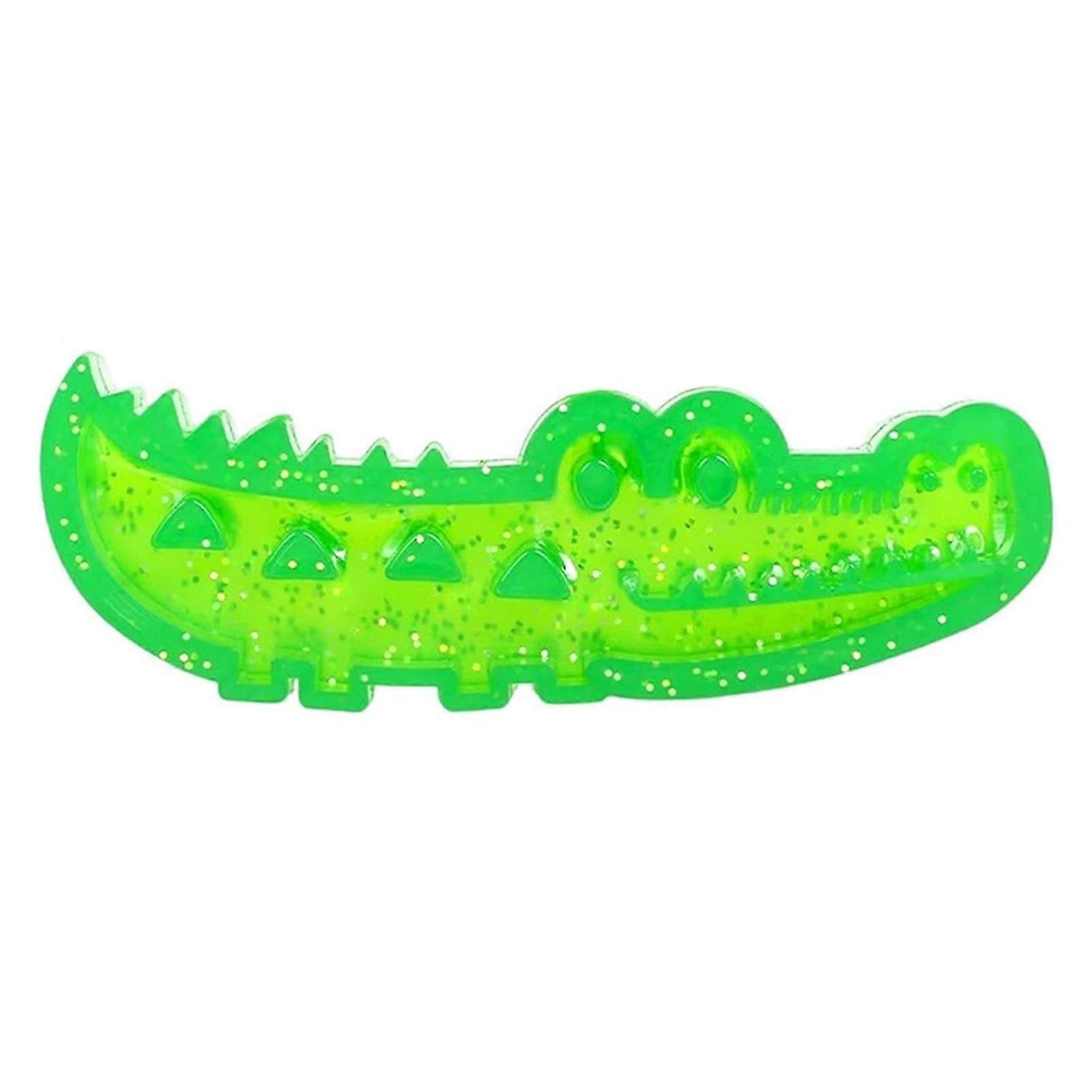 Crocodile Treat Dispensing Dog Toy - Slow-Feed Interactive Puzzle Feeder for Chewing & Training, Suitable for All Dog Sizes