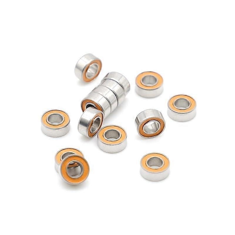 SMR63 2RS Miniature Stainless Steel Hybrid Ball Bearing 3x6x2.5mm ABEC7 Ceramic 2Pack For Fishing Reel And RC Car