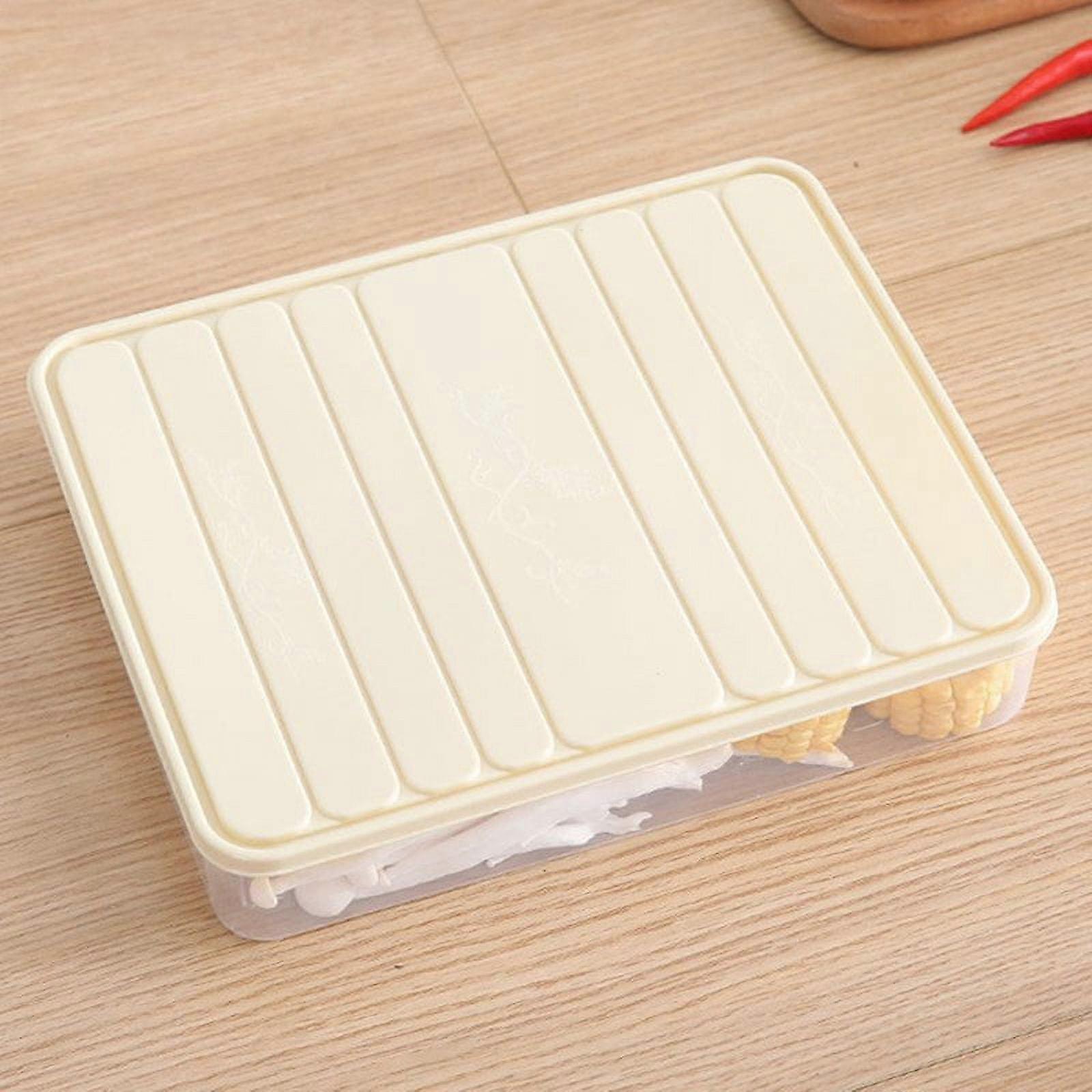 JUNWELL Celery Keeper For Refrigerator Cajas De Devoluciones Amazon Lunch Meat Storage Containers For Fridge Apricot Small