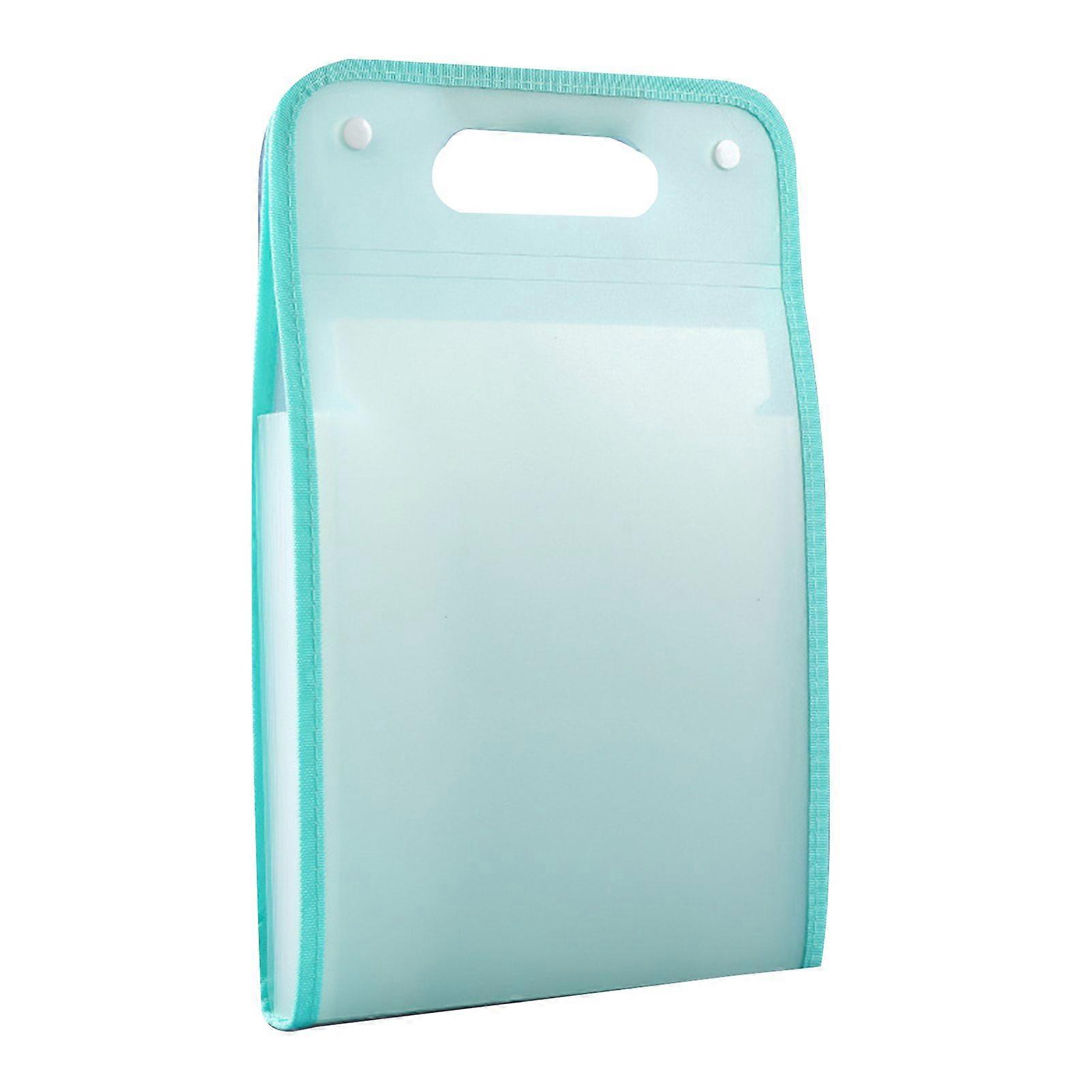 Expanding File Folder 13 Pockets Accordion File Organizer with Handle Plastic Clear Document Organizer Hold A4 Letter Size Paper for School Office Sup