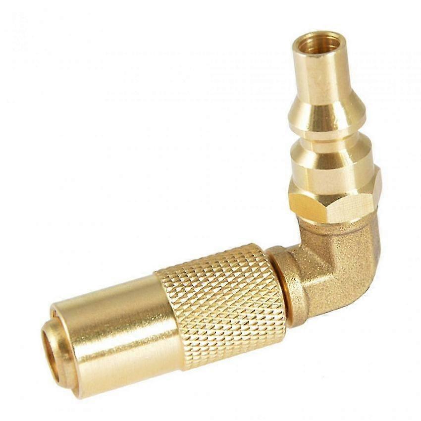 RV Quick Connect Adapter 1/4 Inch with Elbow Propane Fitting