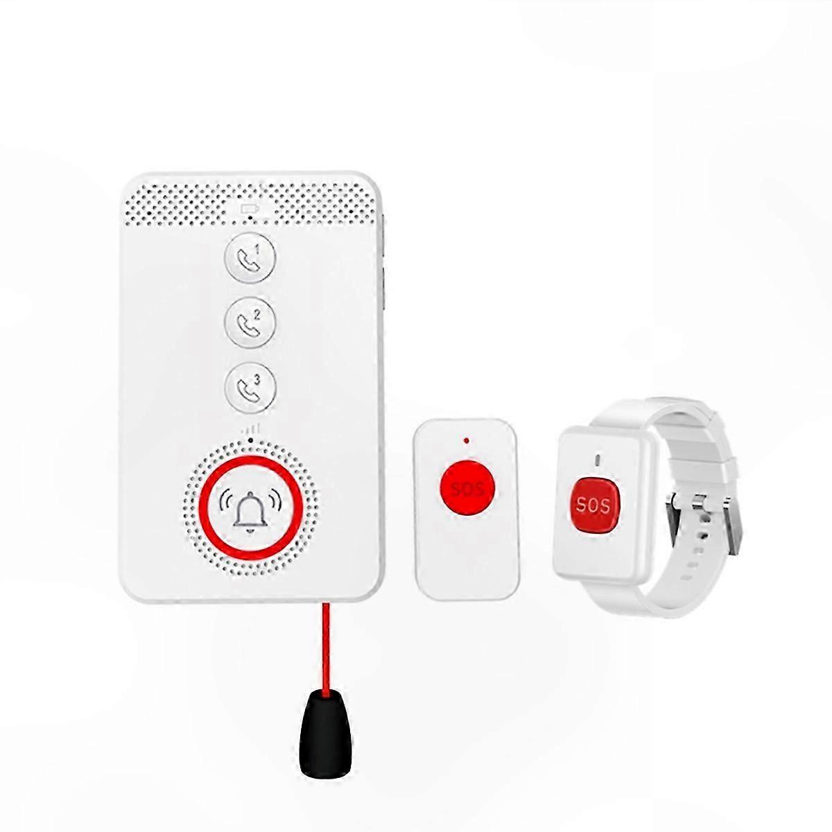 4G Emergency Alert System with 433MHz SOS Two-Way Intercom and EU Plug