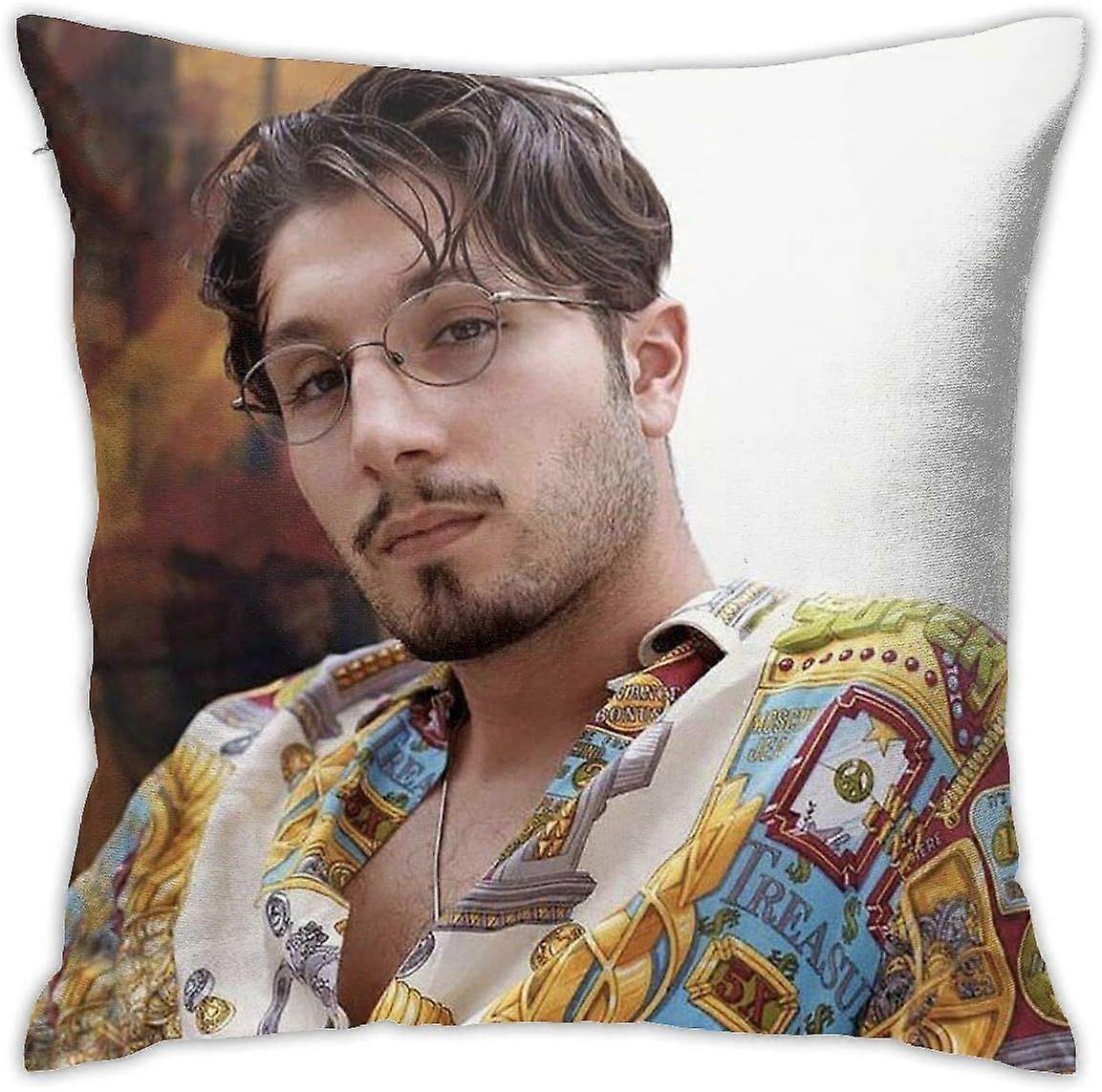 v95 Bbno$ Pillow case Decorative Custom Square Cushion Pillow Cover18x 18in(Two Sides) -TB095 ij95