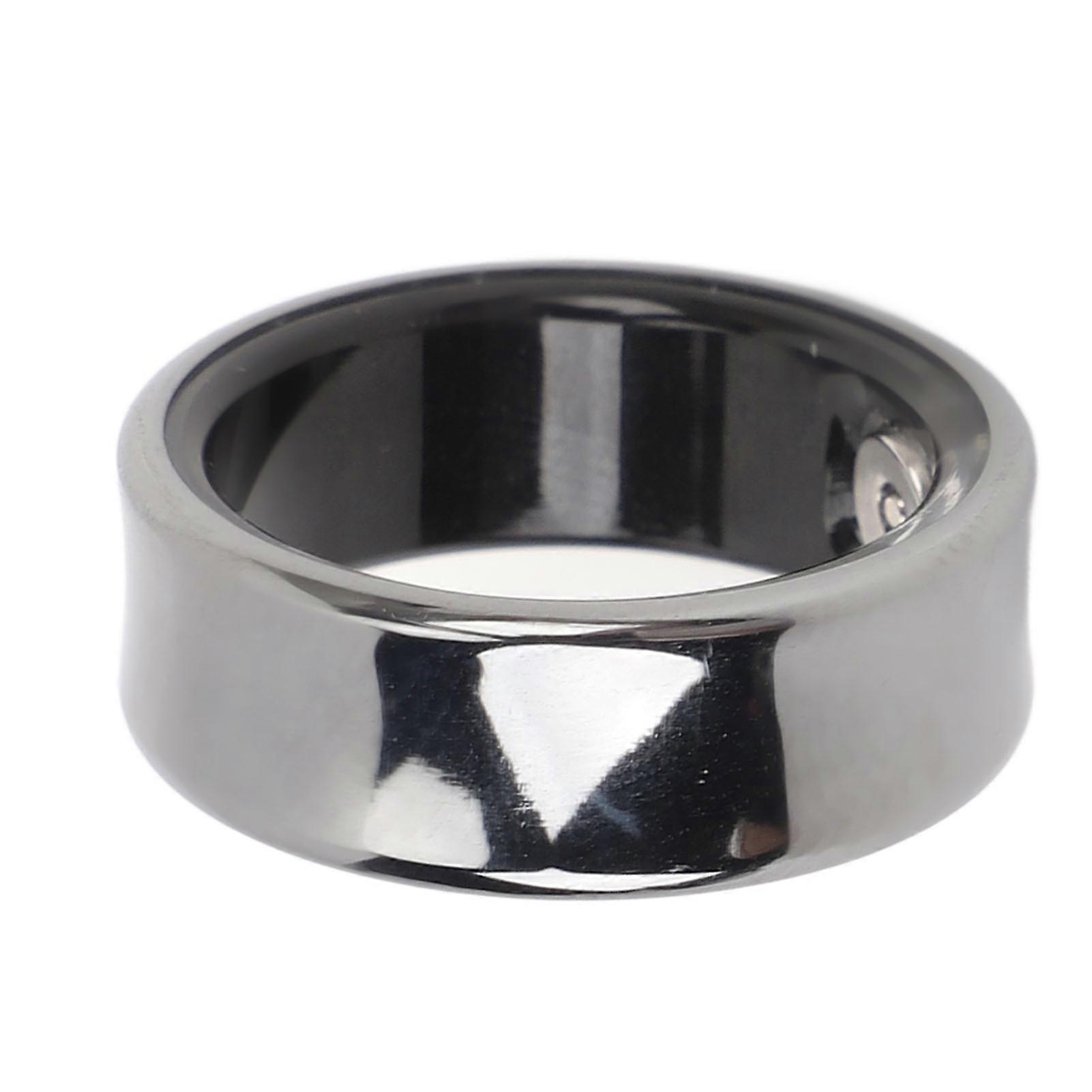 Smart Ring Sports Sleep Monitoring IP68 Water Resistant Multifunctional Smart Ring with Photo Control Function for Sports Sleep Size 12 