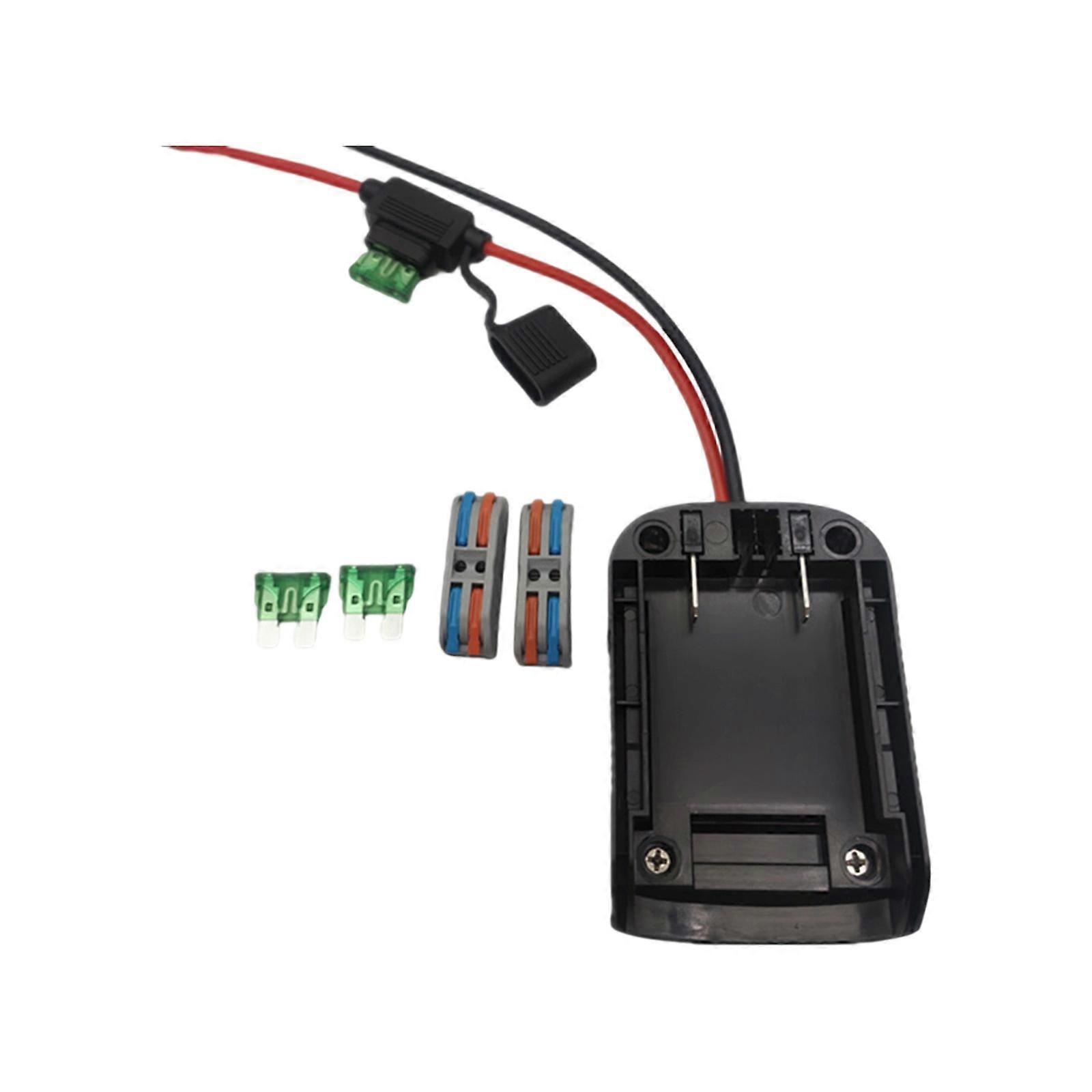 Professional 12AWG Output Converters Battery Adapters Compatible for 18V Battery Systems 48111862, 48111865, 48111880 Multicolor