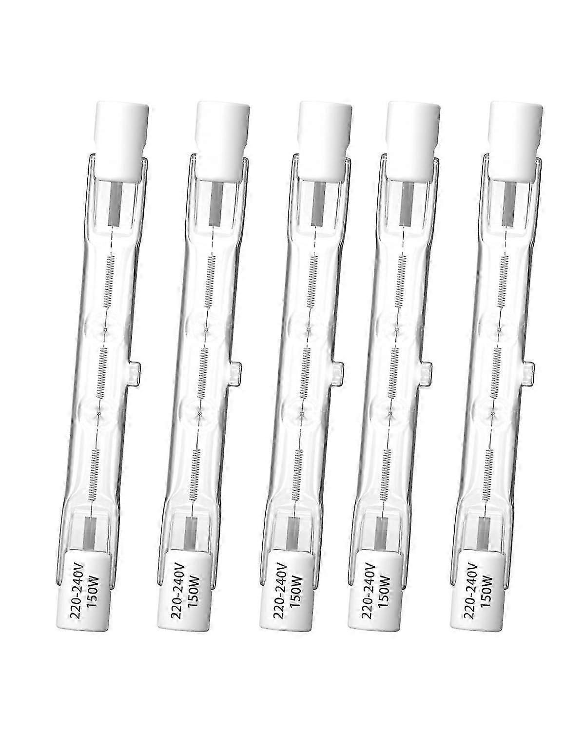 Lâmpada Halógena R7s 78mm 150w Dimerizável 2800k 2100lm Pacote com 5