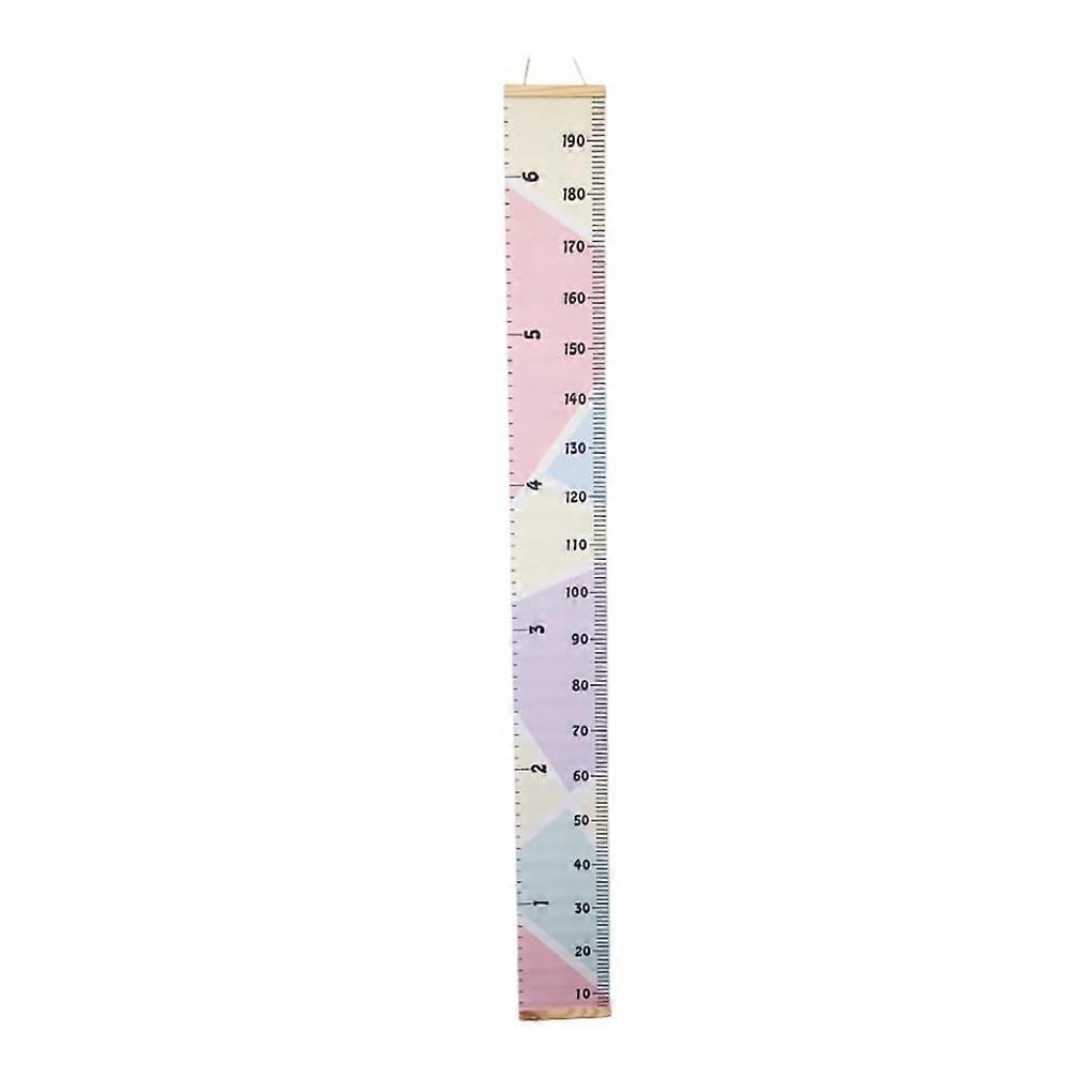Height Growth Wall Chart Hypoallergenic Fine Stitching Delicate Pattern Children Growth Chart Assorted Colors