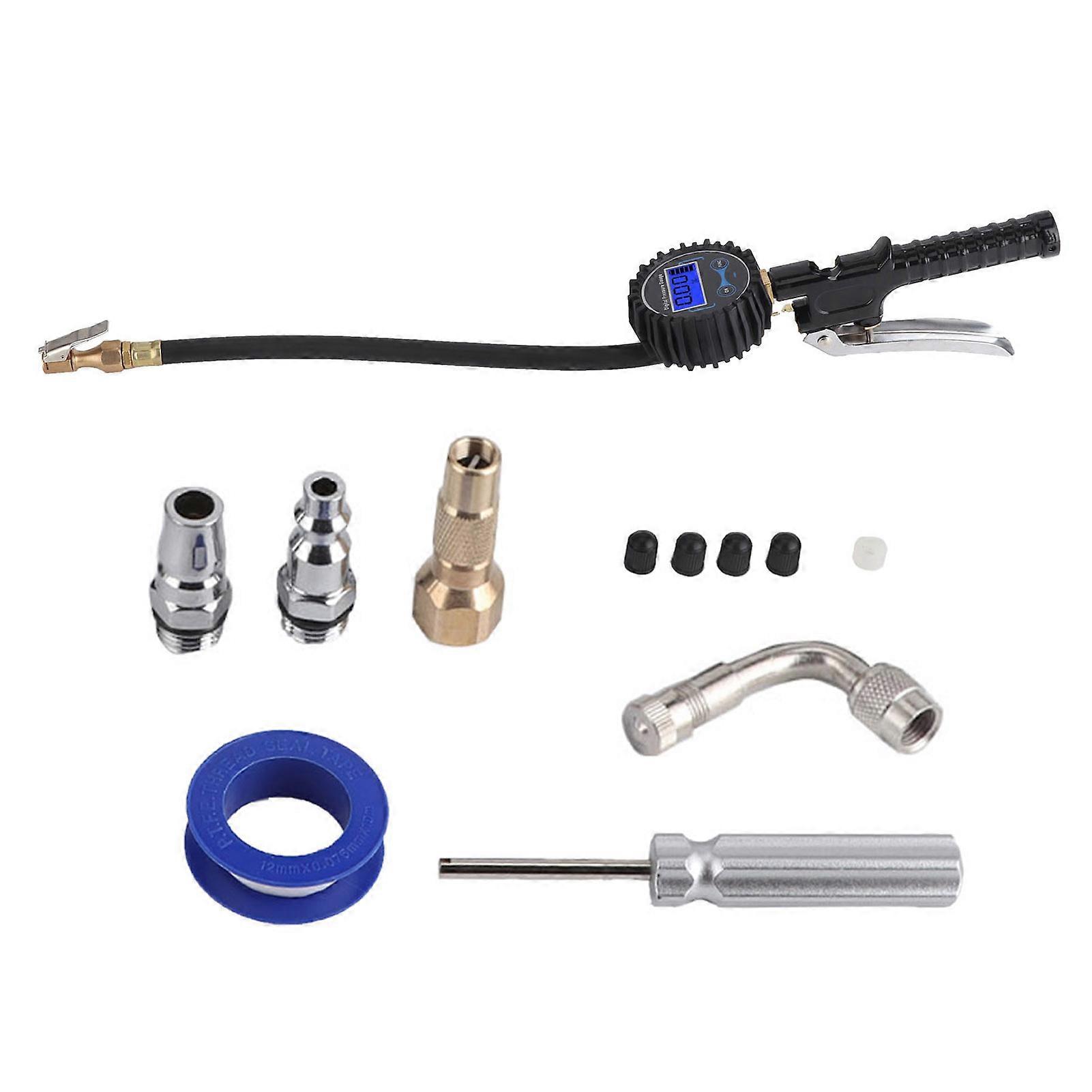 LCD tire inflator for car and motorcycle 200PSI