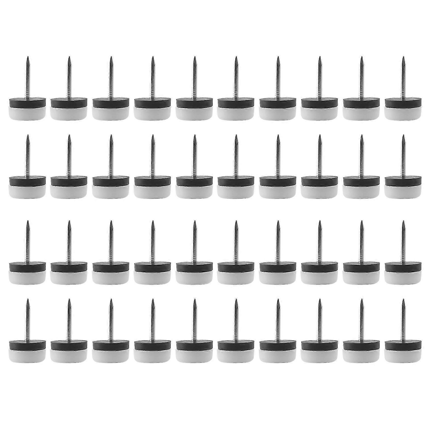 40pcs πυκνή ολίσθηση επίπλων, νάυλον προστατευτικό πατωμάτων μαξιλαριών ολισθαινόντων ρυθμιστών για τα ξύλινα πόδια ποδιών του Cha-L