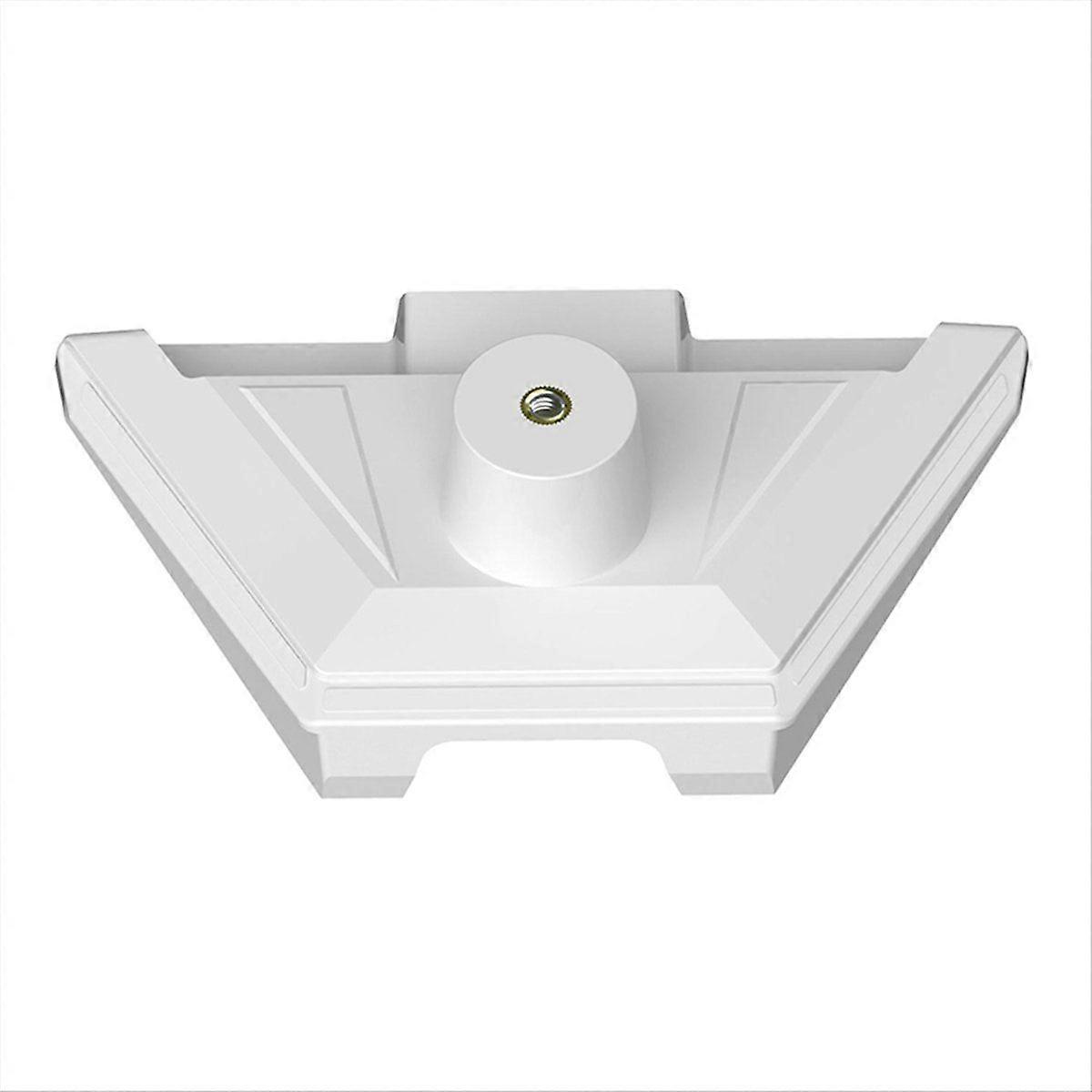 For Mini Plastic Tripod Mount Adapter - Fixed 1/4inch Device Holder Compatible Dish Mounts White