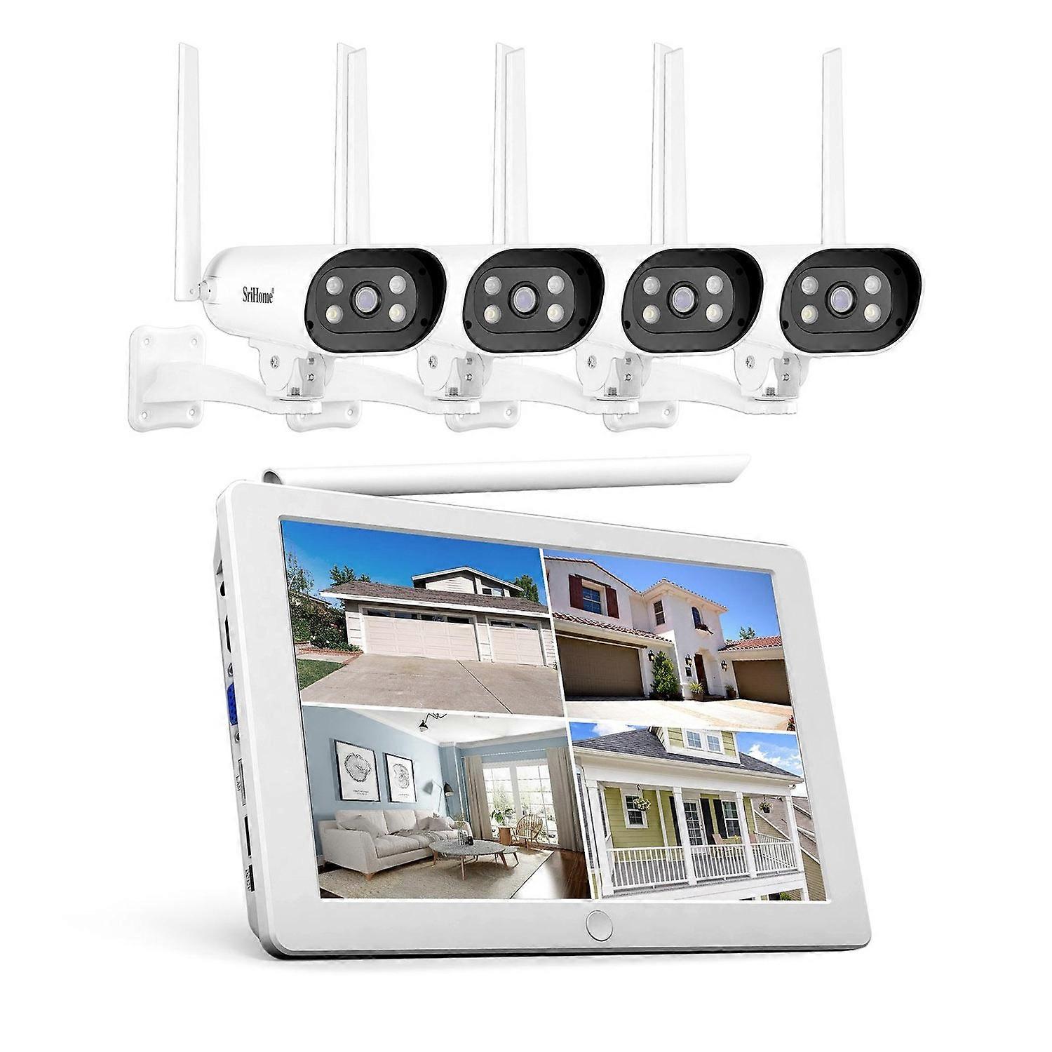 2MP 4-CH NVR WiFi IP Camera Kit