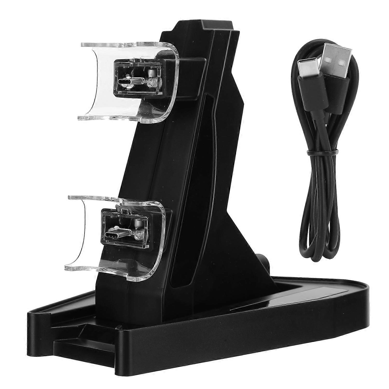 DOBE Game Controller Charging Dock Station TypeC for PS5 Gamepad for Dual Sense Controller(Black )