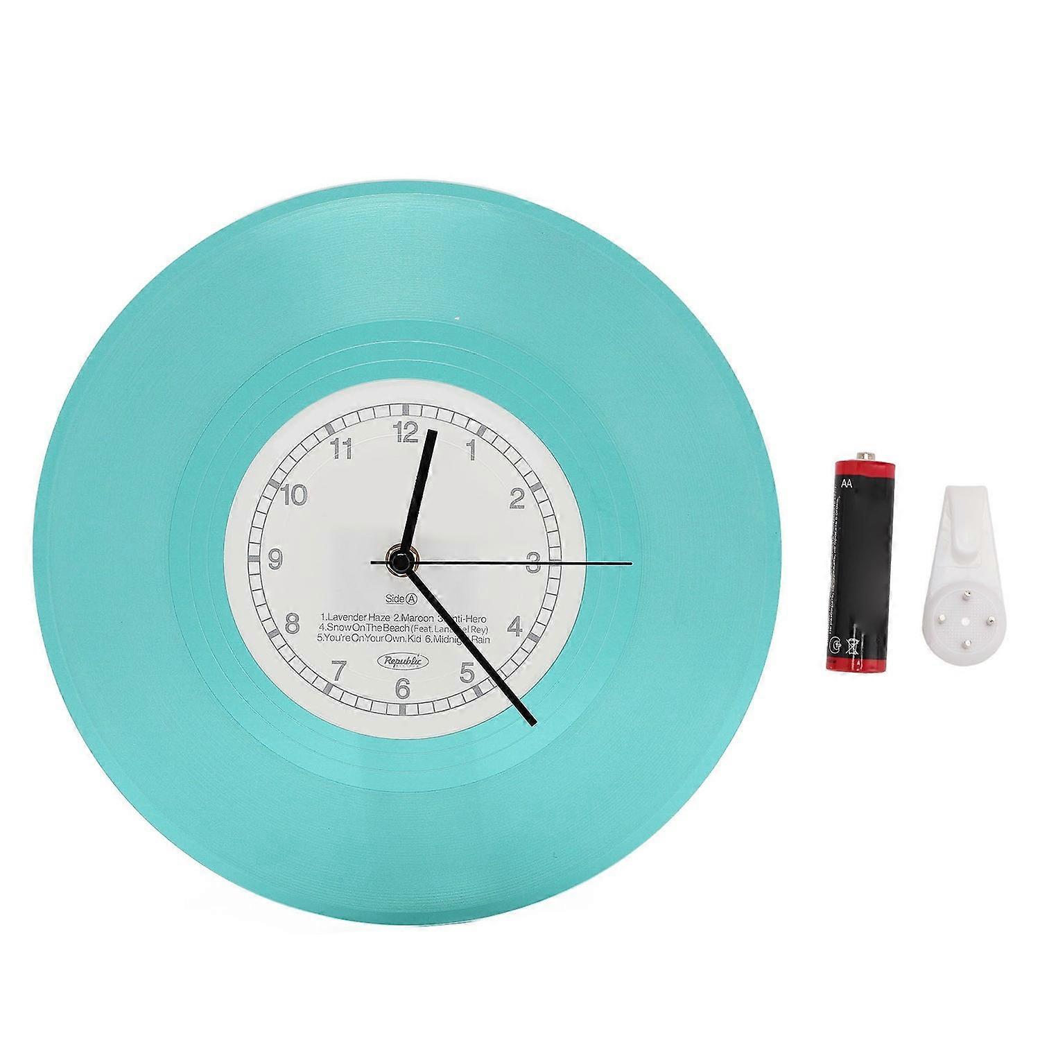 Silent Decorative Round Wall Clock Non Ticking Battery Operated Quartz Easy To Read Quiet Wall Clock