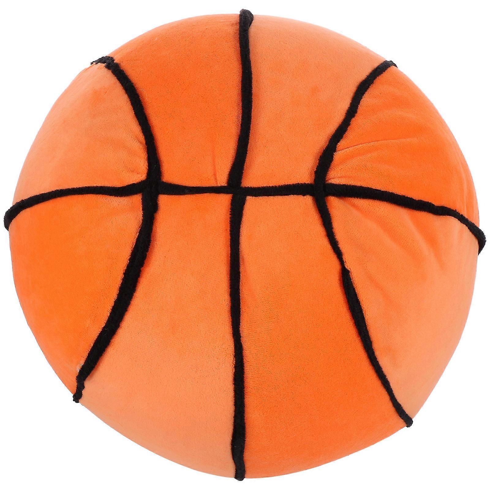 Plush Basketball Toy for Kids Use Comfortable Stuffed Basketball Cushion