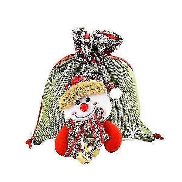 Christmas present bags with reusable drawstring design