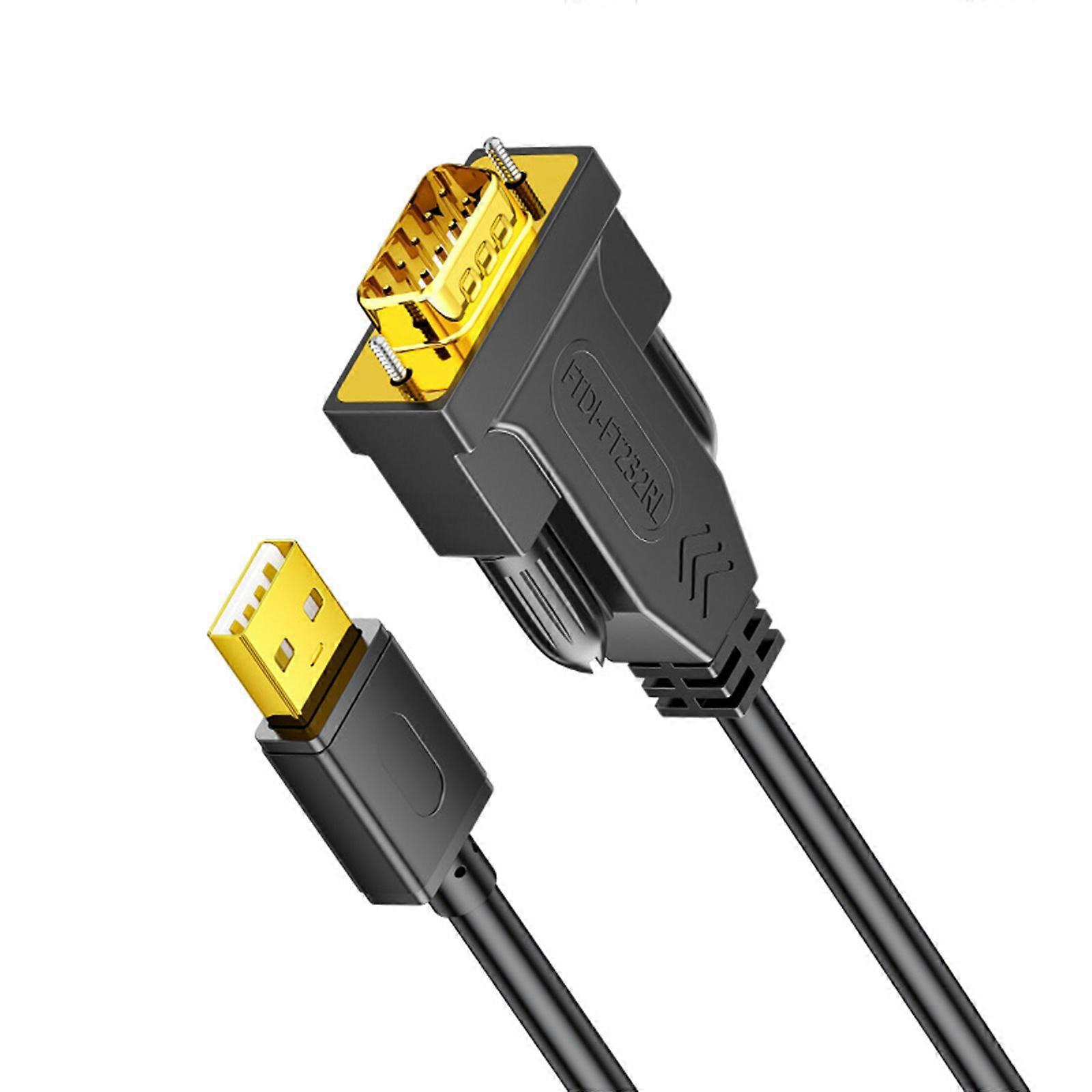 Industrial RS232 Communication Cable USB Connection 1.5 Meter Length For Stable Data Exchange Multicolor