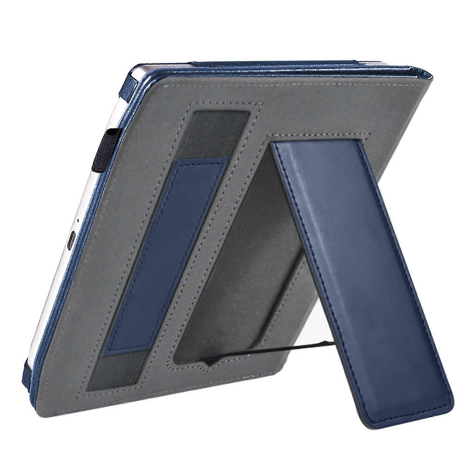Additional PU Leather Case For Seven Foot EMAIL Readers With Constructed In Stand And Magnetic Auto Sleep Function  Navy Blue