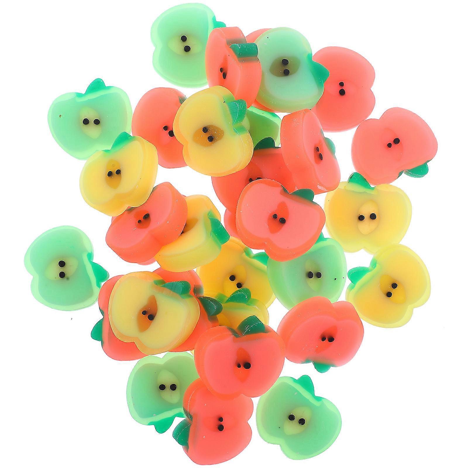 Rubber Fruit Erasers Kids Eraser for Classroom Use 32Pcs Set
