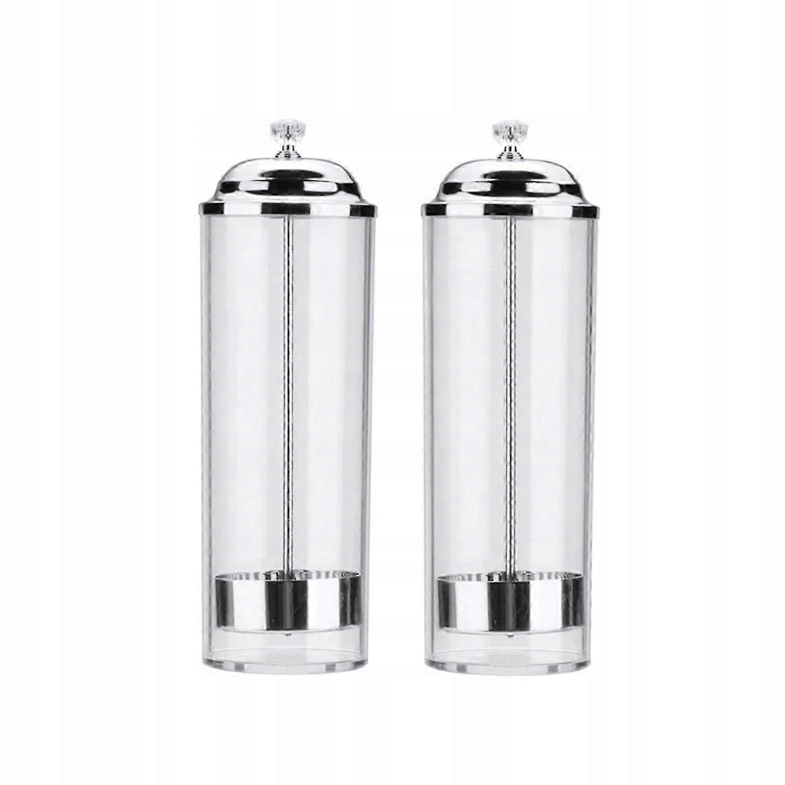 2x Dispenser Pops-up Drinking Straw Holder Straw Organizer For Bar