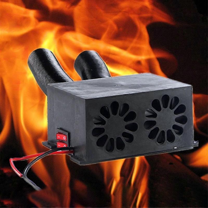 Engineering Vehicle Electric Heater Demister Defroster, Specification:DC 24V 2-hole
