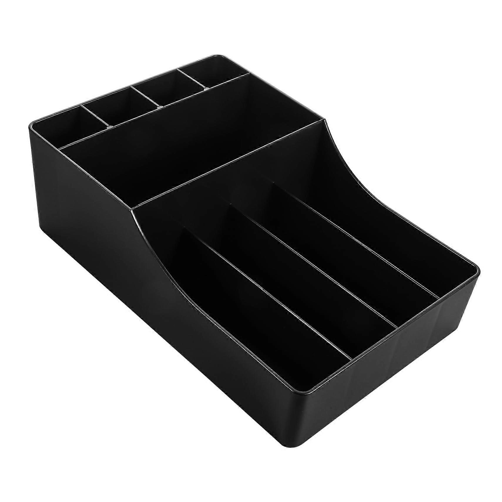 Coffee Station Organizer with Resin Countertop Rack, Straw Holder and Napkin Box for Cafe and Tea Shops 20x30x10cm