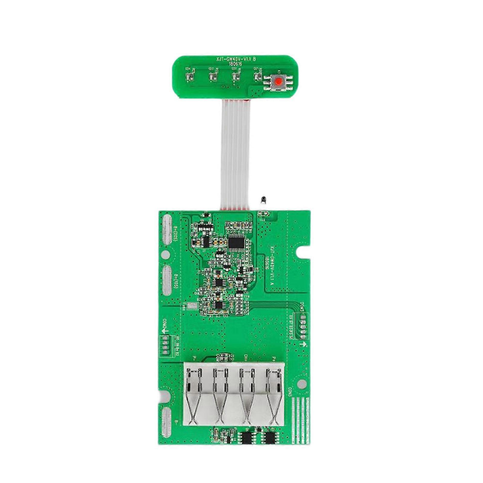 18650 Lithium Batteries Charging Protections Circuit Board Module PCB Case For 40V GMAX 29472 29462 Power Tool Assembly Multicolor