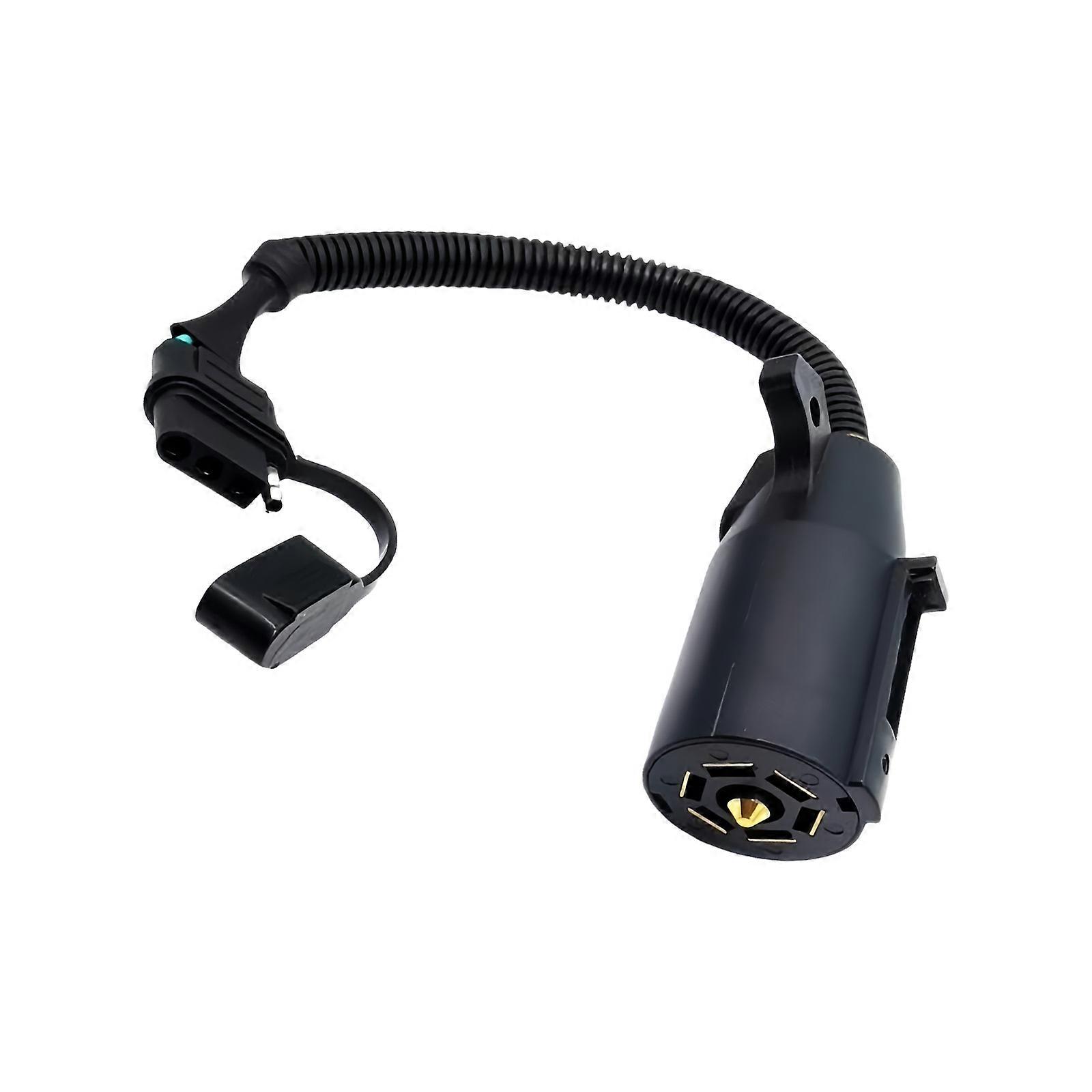 7 To 4 Pin Trailer Caravans Towbar Towing Electric Socket Adapter Plug Converter 12V Waterproof Electric Socket Multicolor