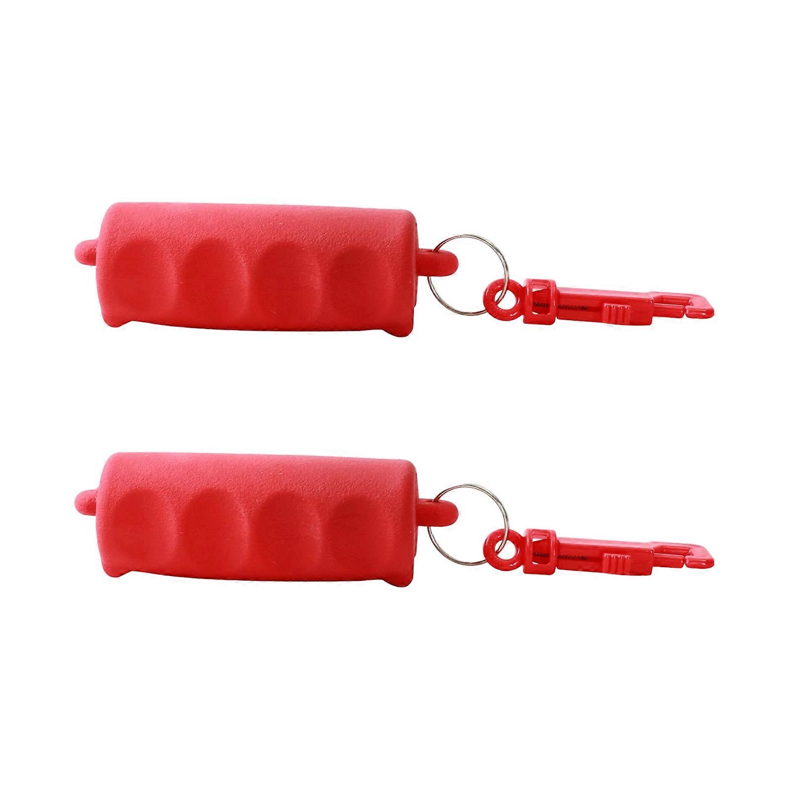 2Pcs Recurve Bows Remover Extractor with Keychains Outdoor Silicone Arrows Pullers Portable targets Remover Gripper Easy Use  Red