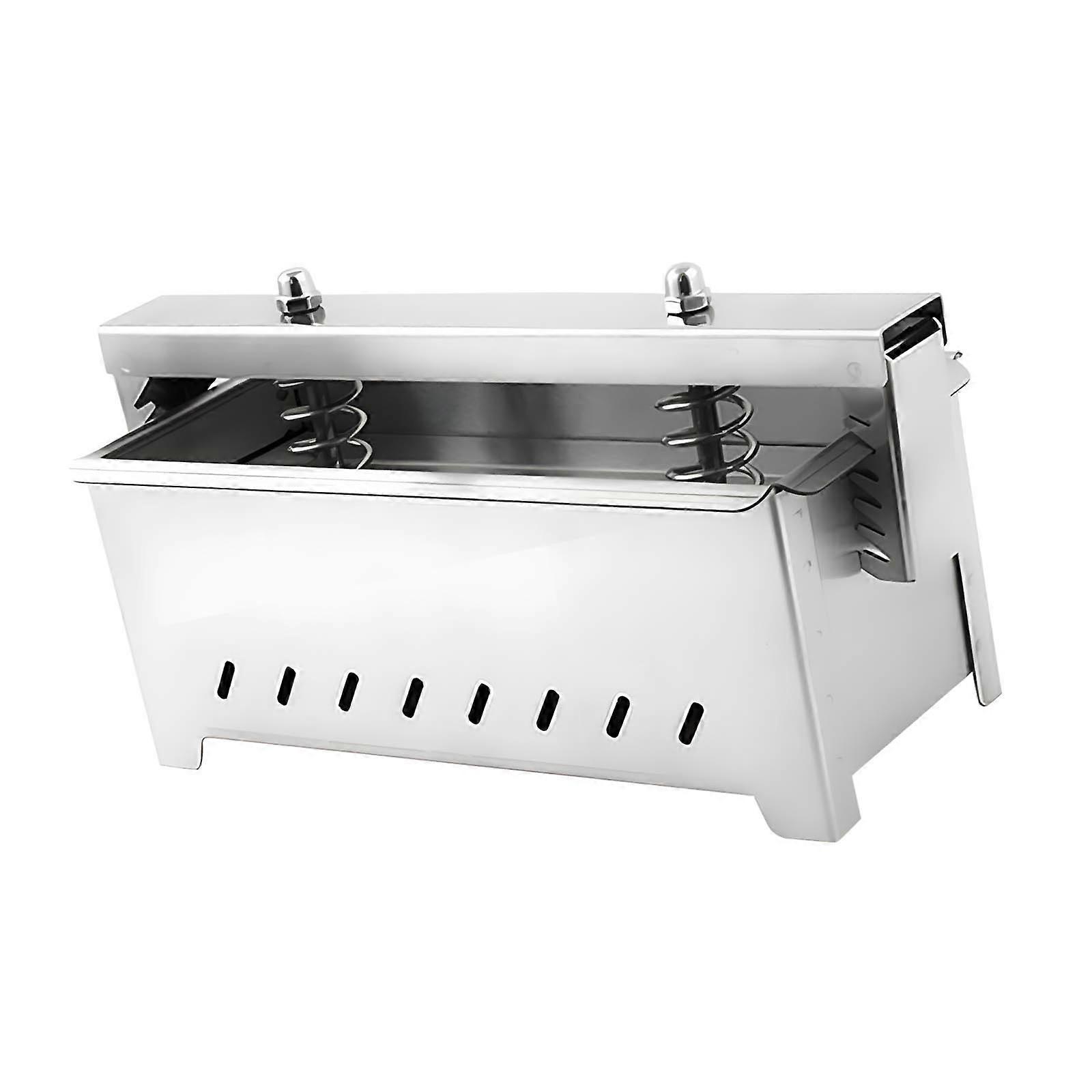 1KG Stainless Steels Hamburger Press With Double Spring Leverages Systems Rustproof Metal Meat Shapers Tool Multicolor