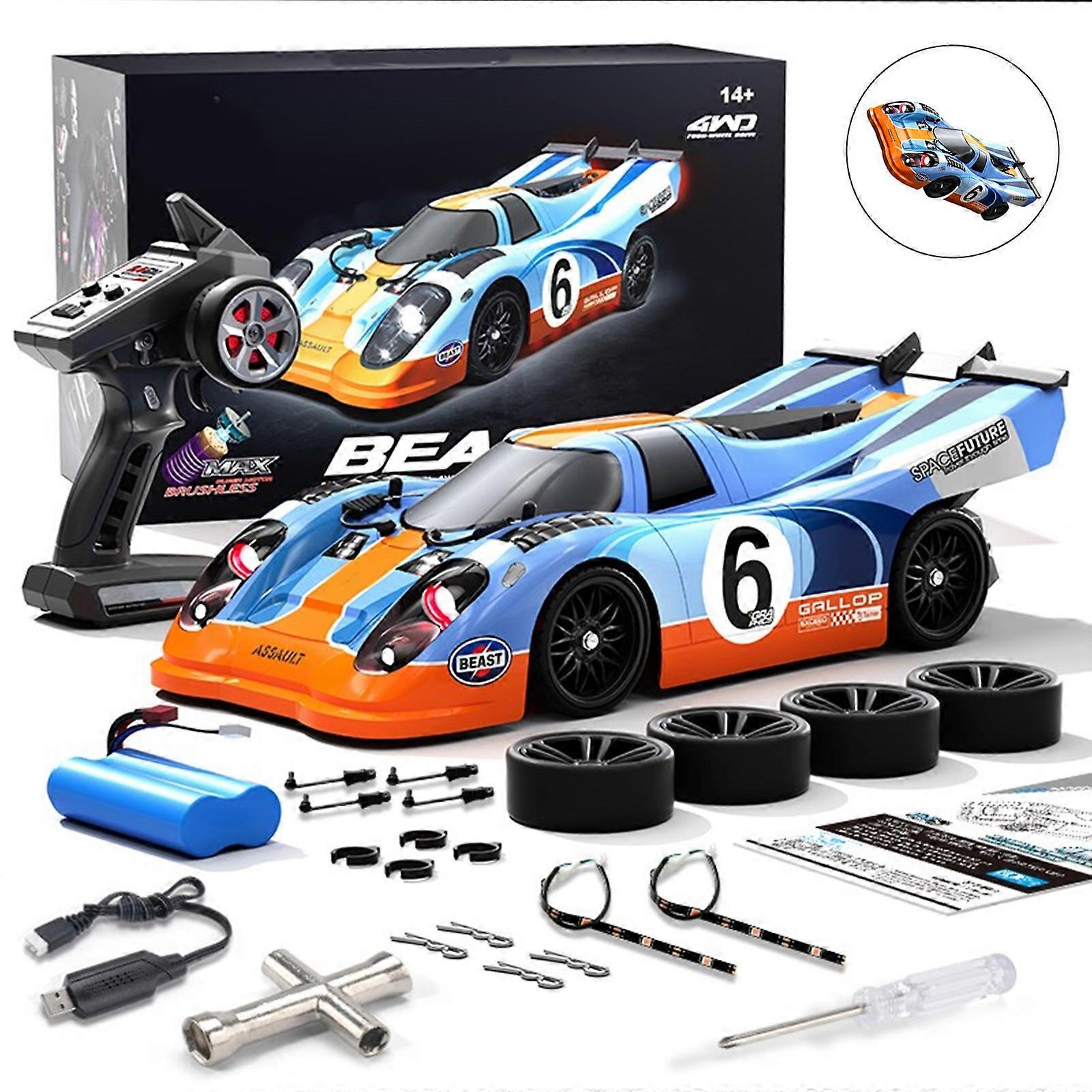 Versatile Remote Control Drift Car Enjoy Long Battery Life and High Speed Thrills Across Various Terrains Four Wheel Car Multicolor