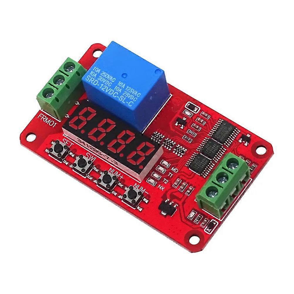 DC 12V 1 Channel Relay Module FRM01 Multifunction Relay Loop Delay ...