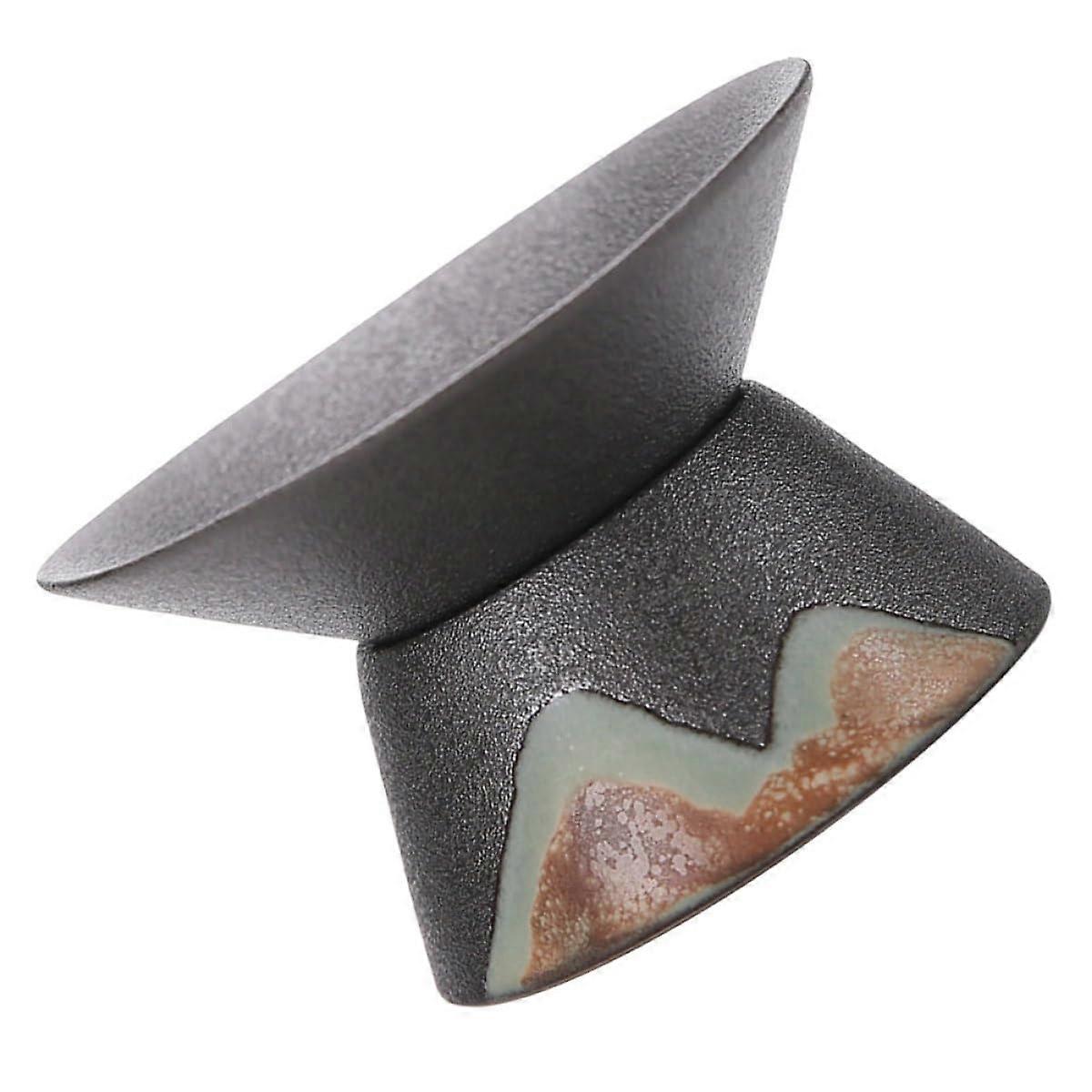 Ceramic Tea Infuser with Fine Mesh Filter,  Temperature Resistant Porcelain Strainer for Loose Leaf Tea