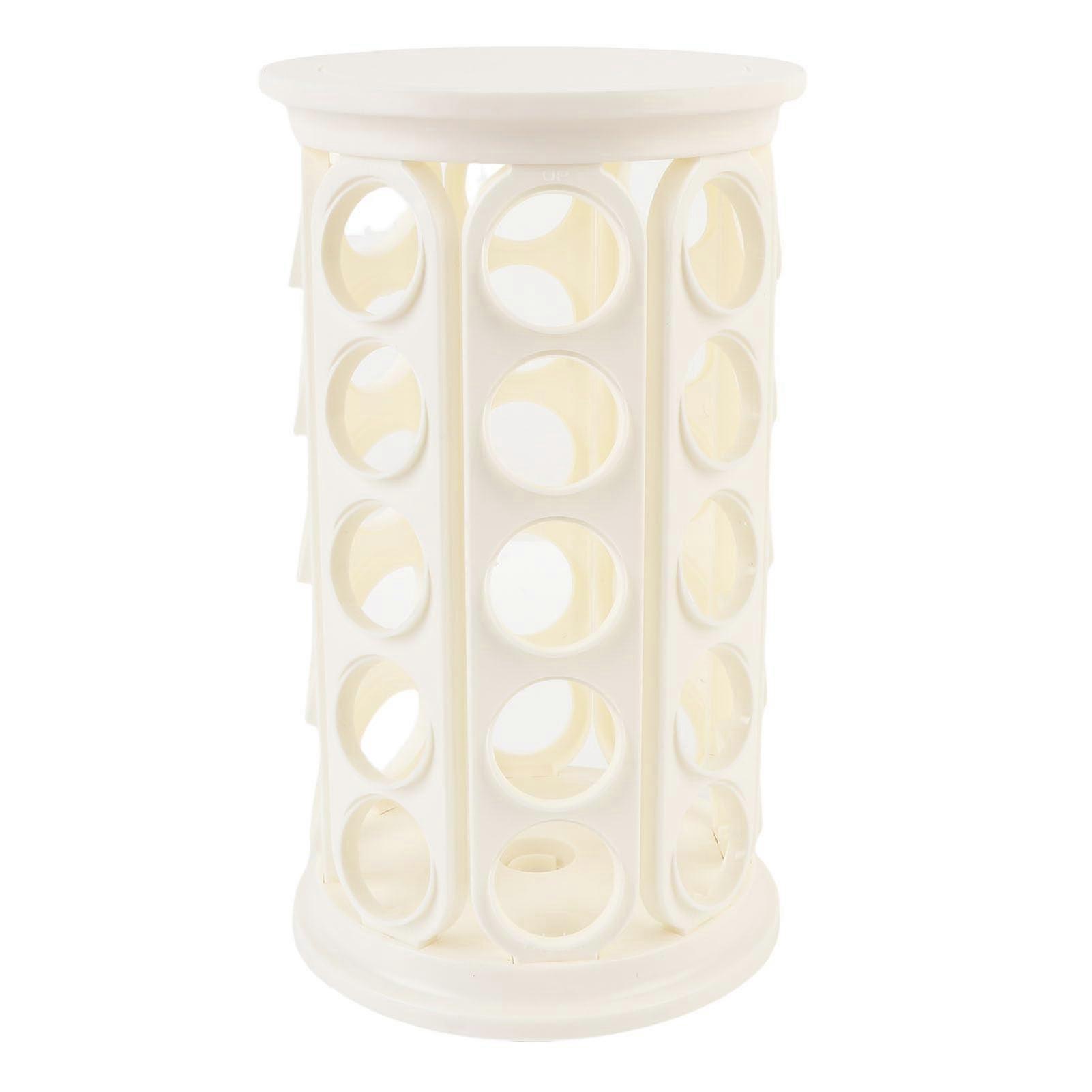 Coffee Pod Holder 360° Rotating Large Capacity Capsule Organizer Stand for 40 Pods Countertop