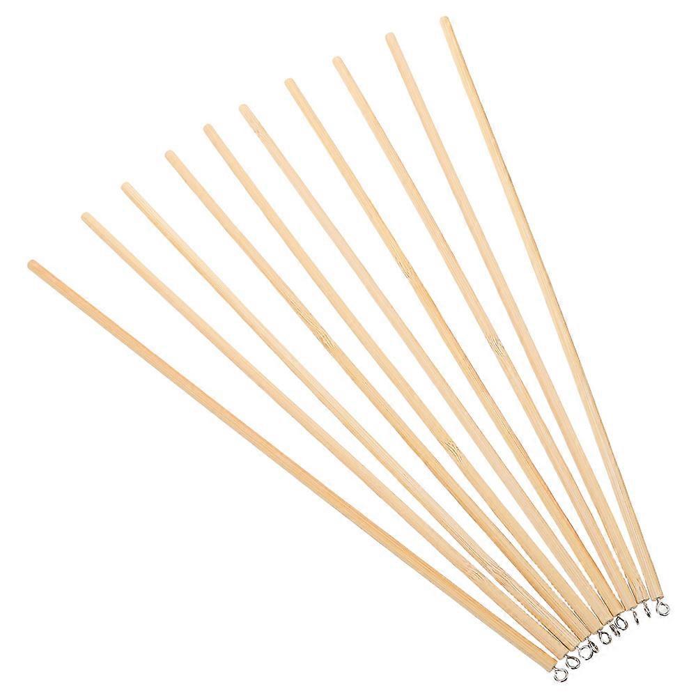 Hand Puppet Control Stick Wooden Craft Rods for Control 10Pcs