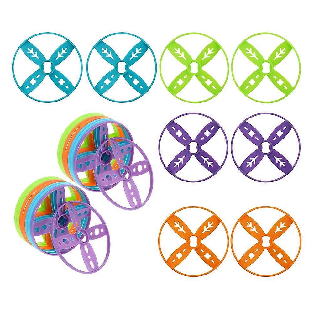 Flying Disc Set 24Pcs Plastic Discs for Kids Outdoor Tossing Fun