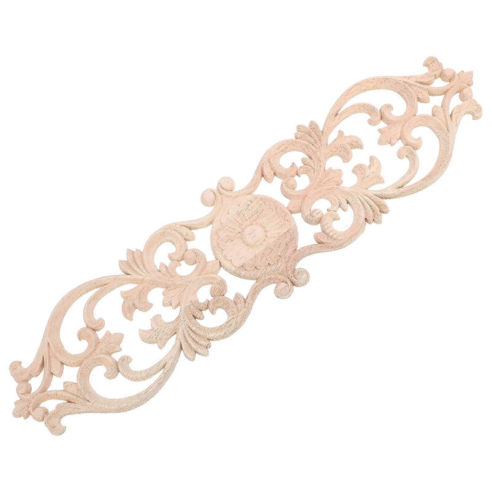 Solid Wood Appliques Decorative Wood Trim for Home