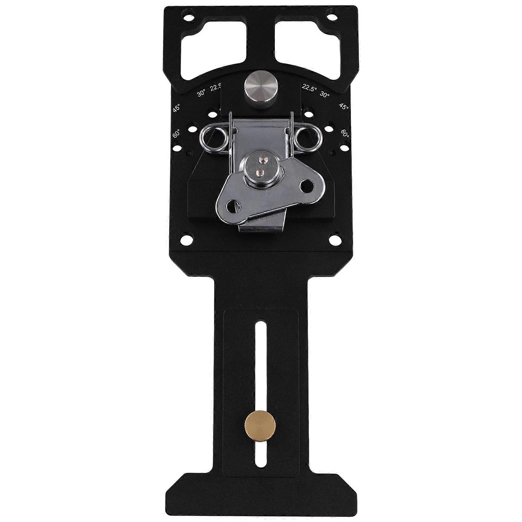 Adjustable Angle Track Saw Square with 60° to 60° Quick Positive Angle Stop 90 Degree Right Angle Rail Square Guide
