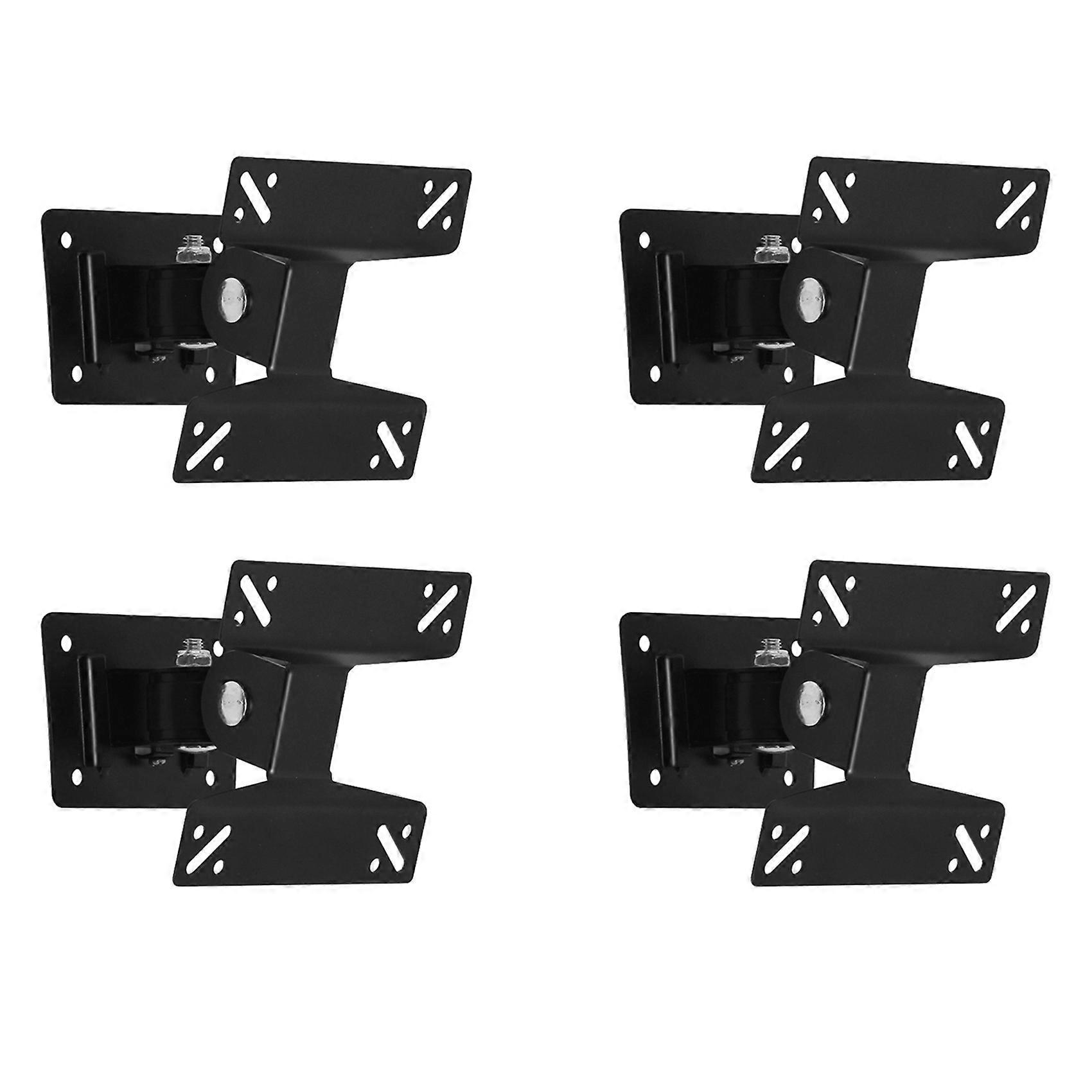 4X Universal Wall Mount Stand for 15-27inch LCD LED Screen Height Adjustable Monitor Retractable Wall