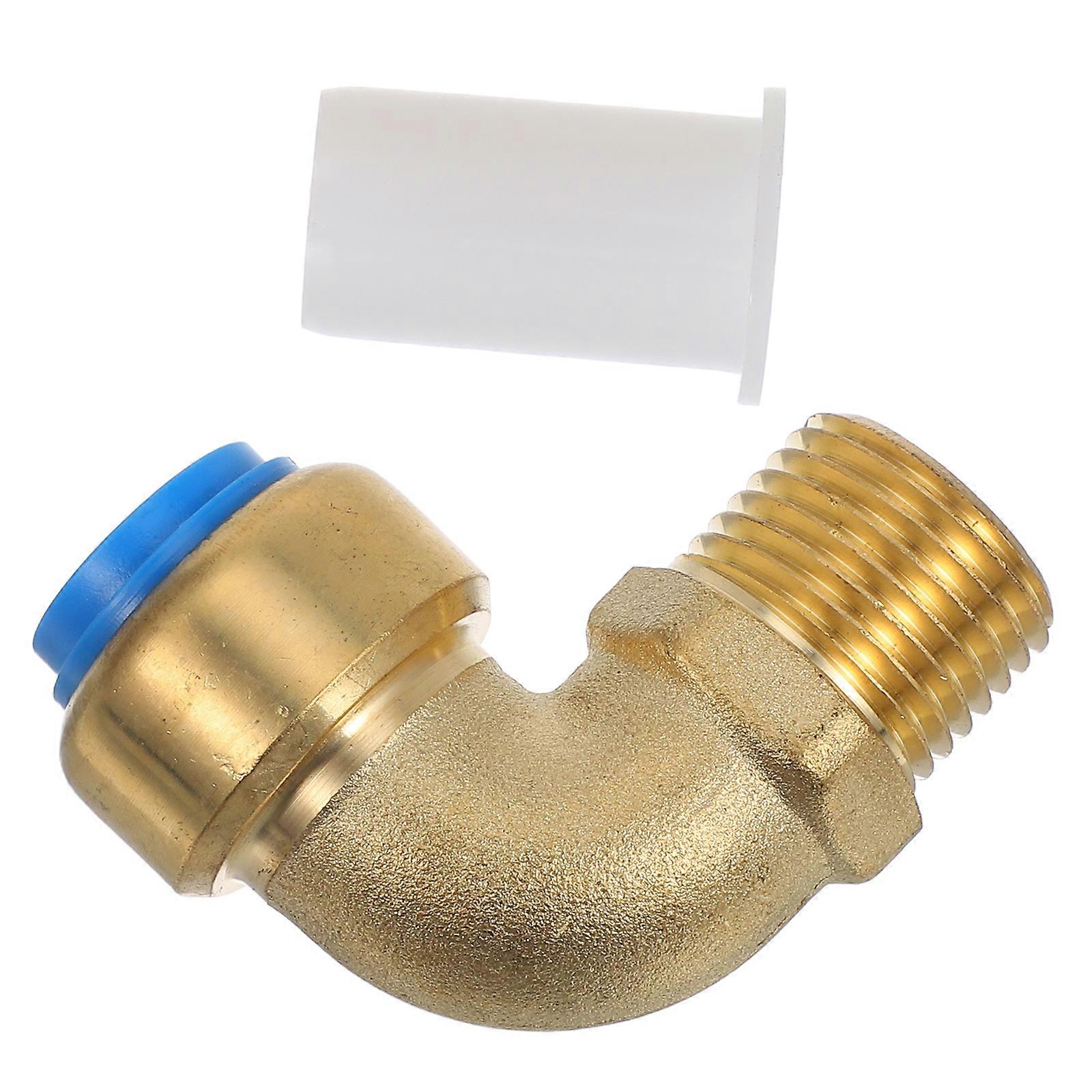 Elbow Duct Pipe Connector Female Elbow Fitting For Copper Pipe Quick Connection Tight Spaces 1Pack
