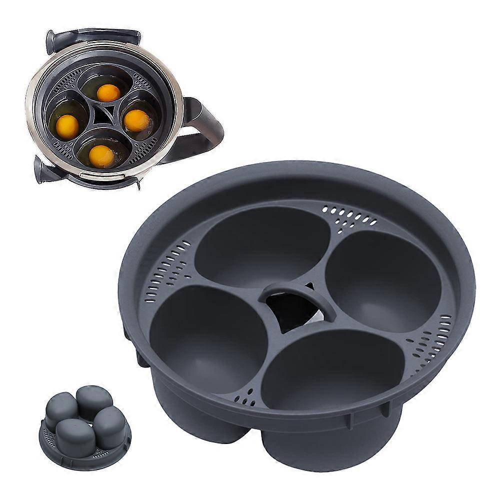 Egg Poacher 4-Egg Insert Draining Boiler for Thermomix TM5 TM6