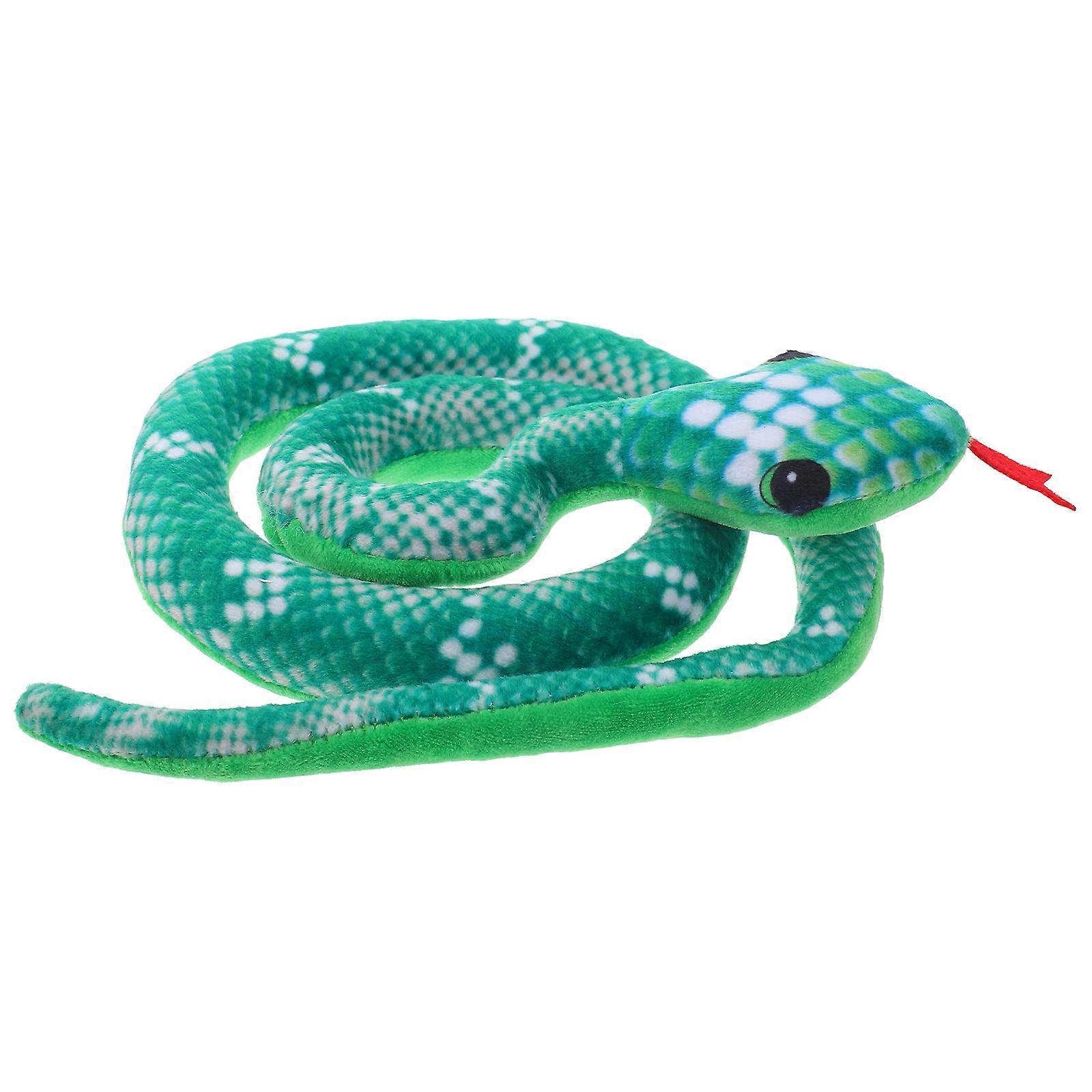 Highly Realistic Snake Toy for Cat Interactive Chewing Toy Plush