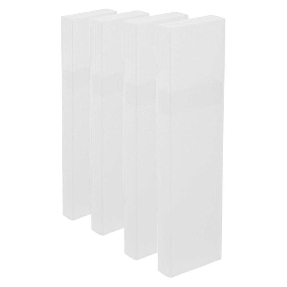 Transparent Plastic Tongue Holder for Convenient Storage 4Pcs Pack