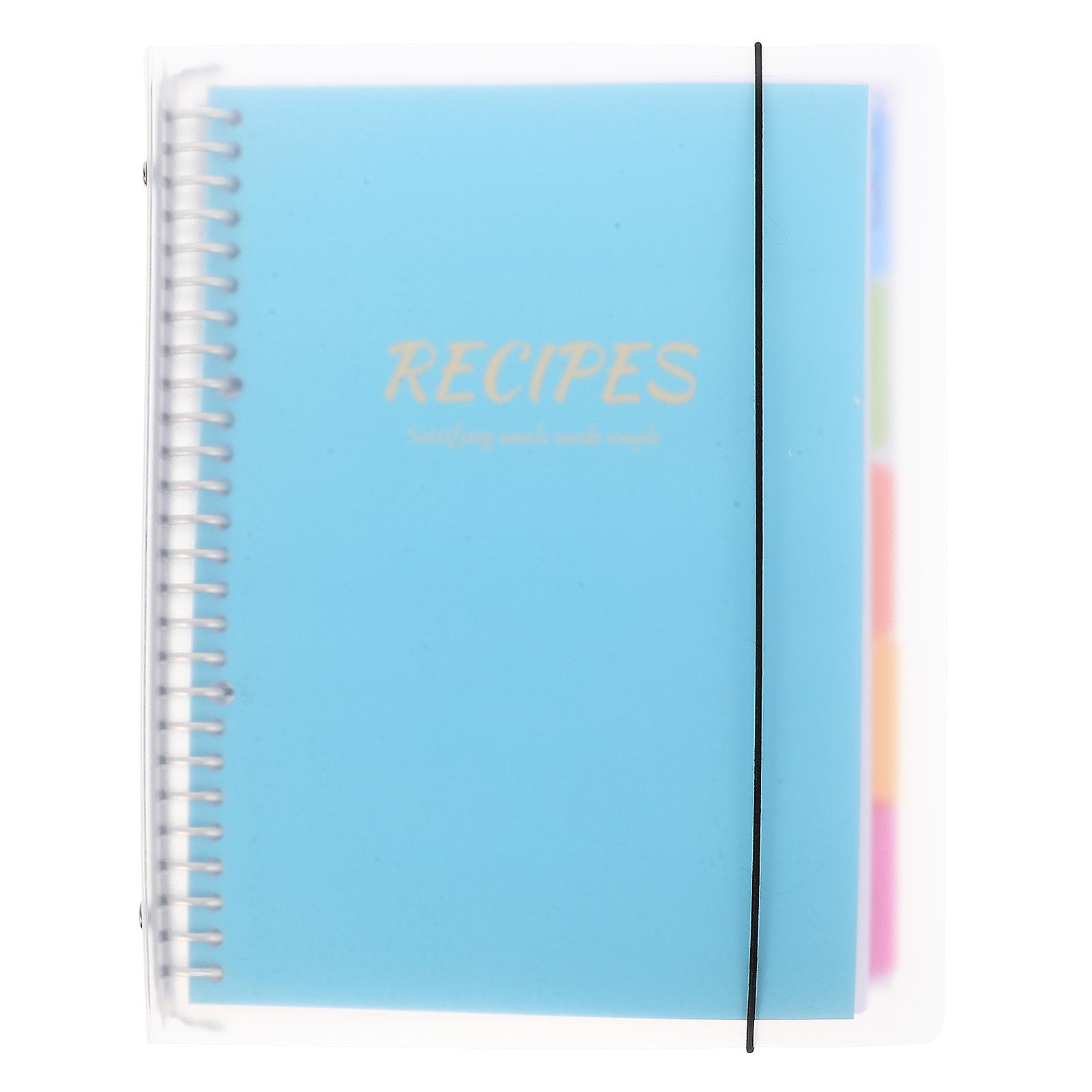 Recipe Binder Book for Recipe Planning with Multi-Functional Design