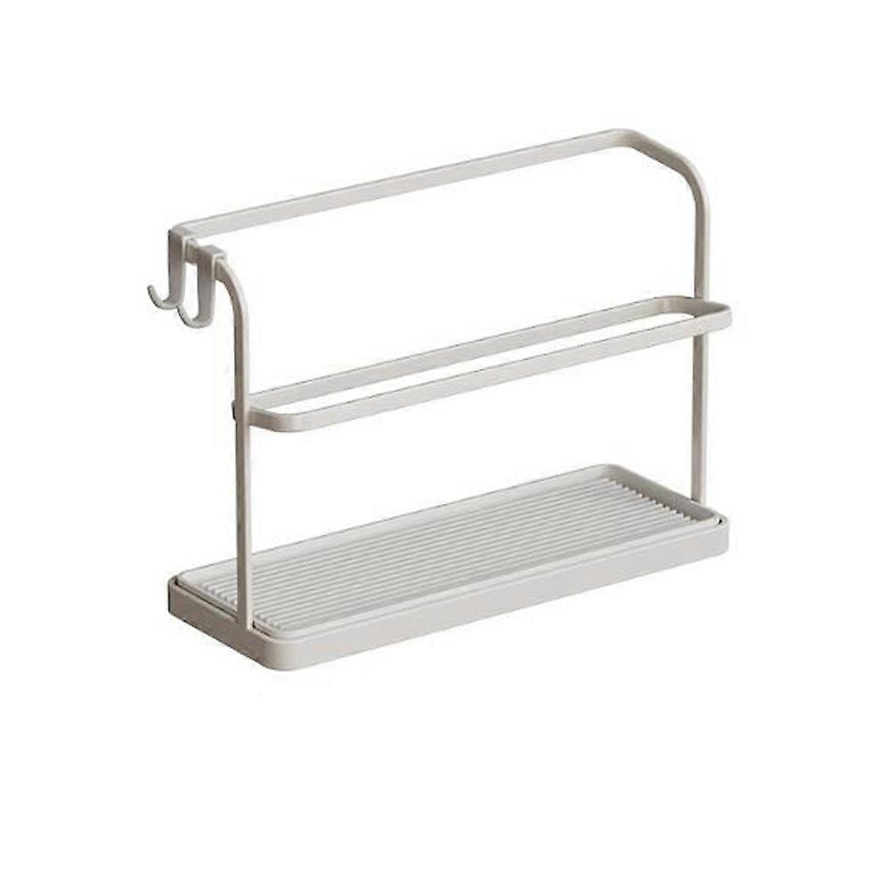 Home Desktop Double-Layer Cup Holder, Upside-Down Drain Rack for Tea Sets, Teacups, and Water Cups.