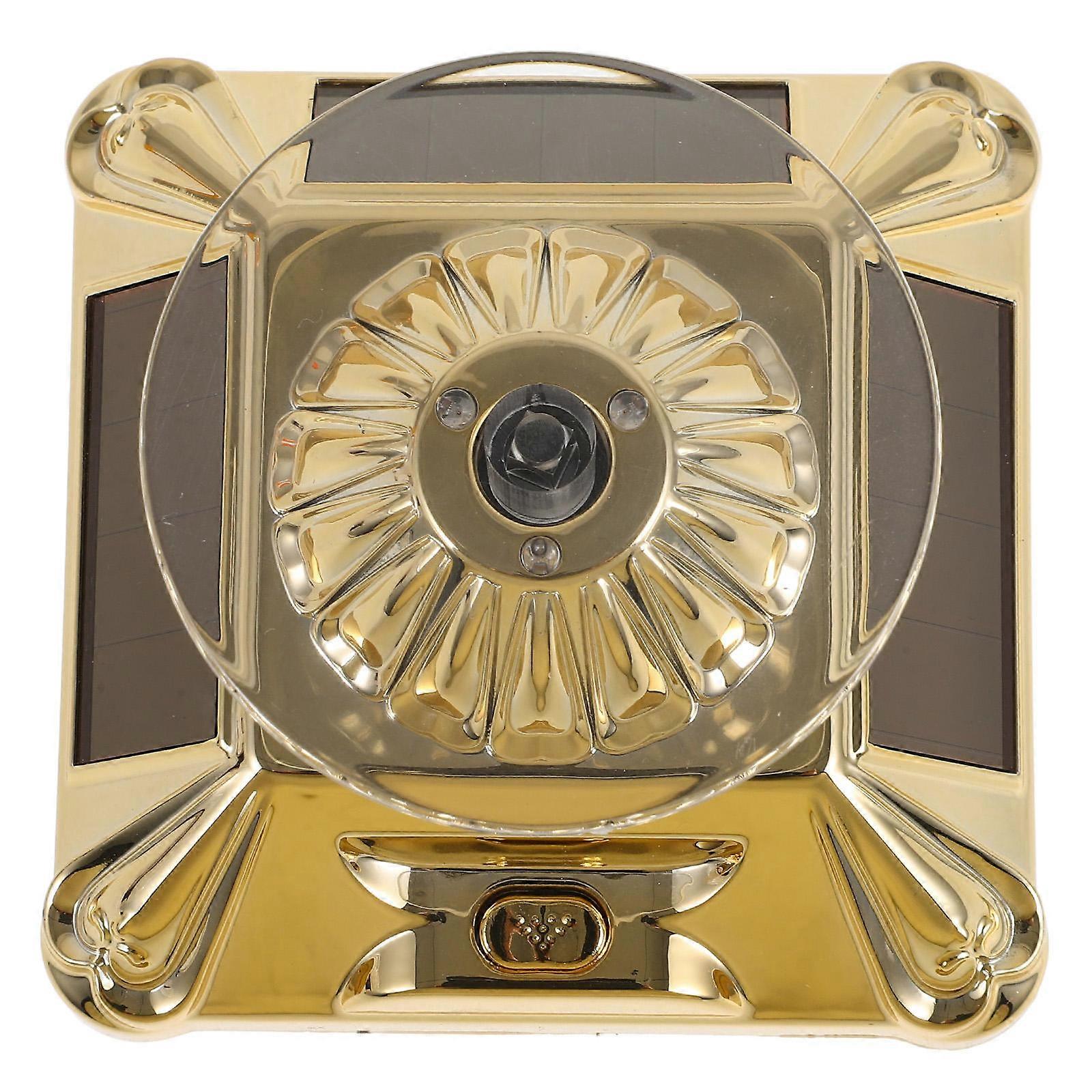 Golden Rotating Display Stand Motorized Rotating Turntable for Storage