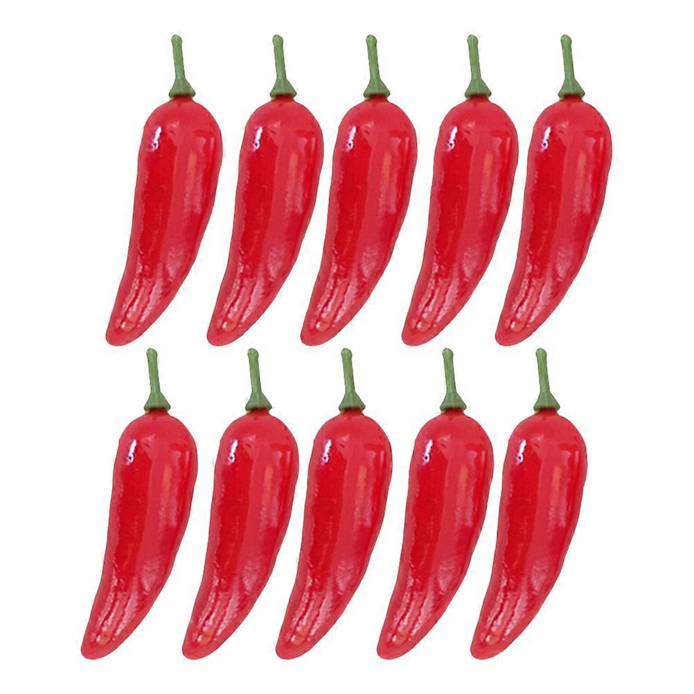 Fake Chili Simulation Mini Chili Decoration 36Pcs for Store Use